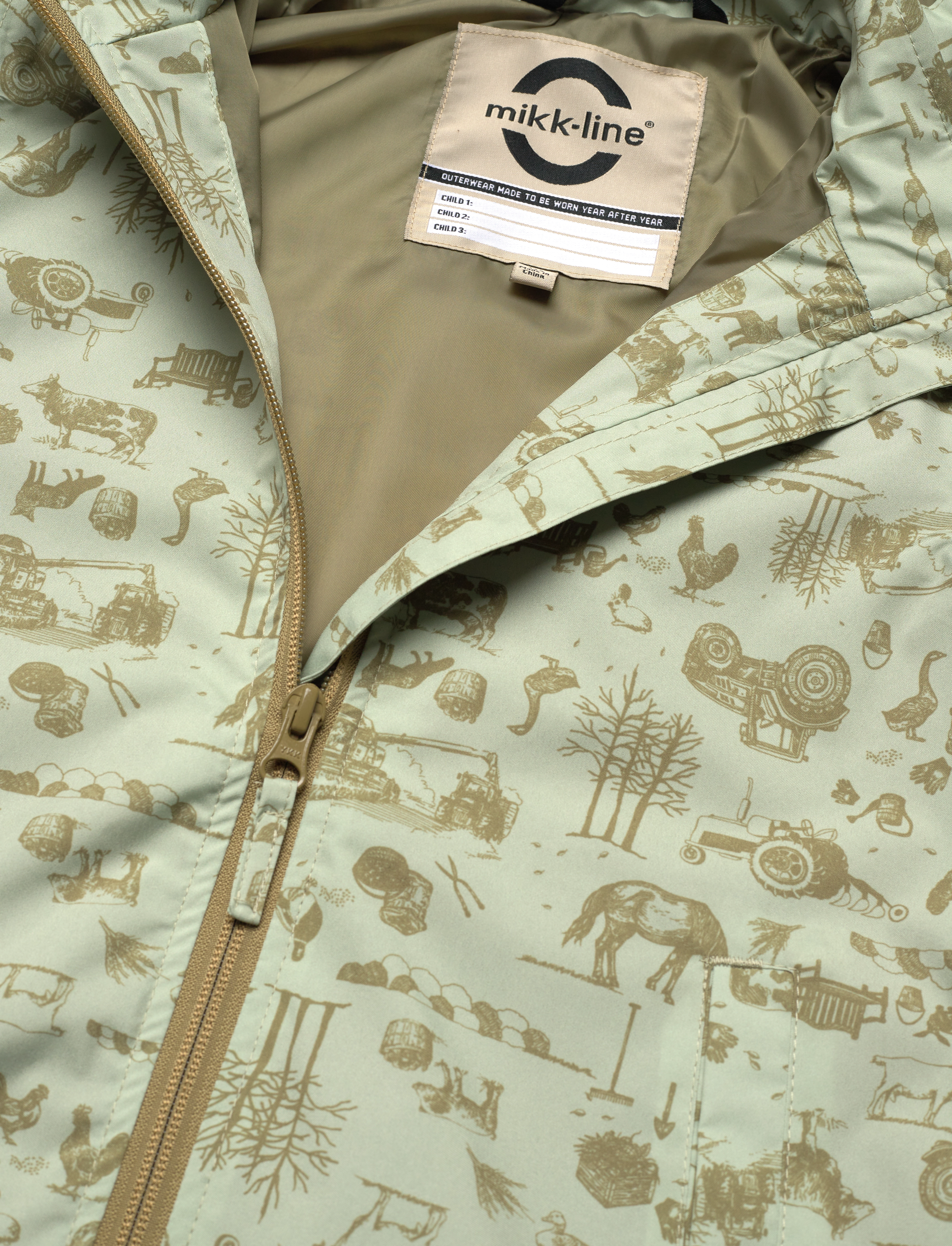 mikk-line - Summer Jacket AOP - vasaras piedāvājumi - desert sage - 3
