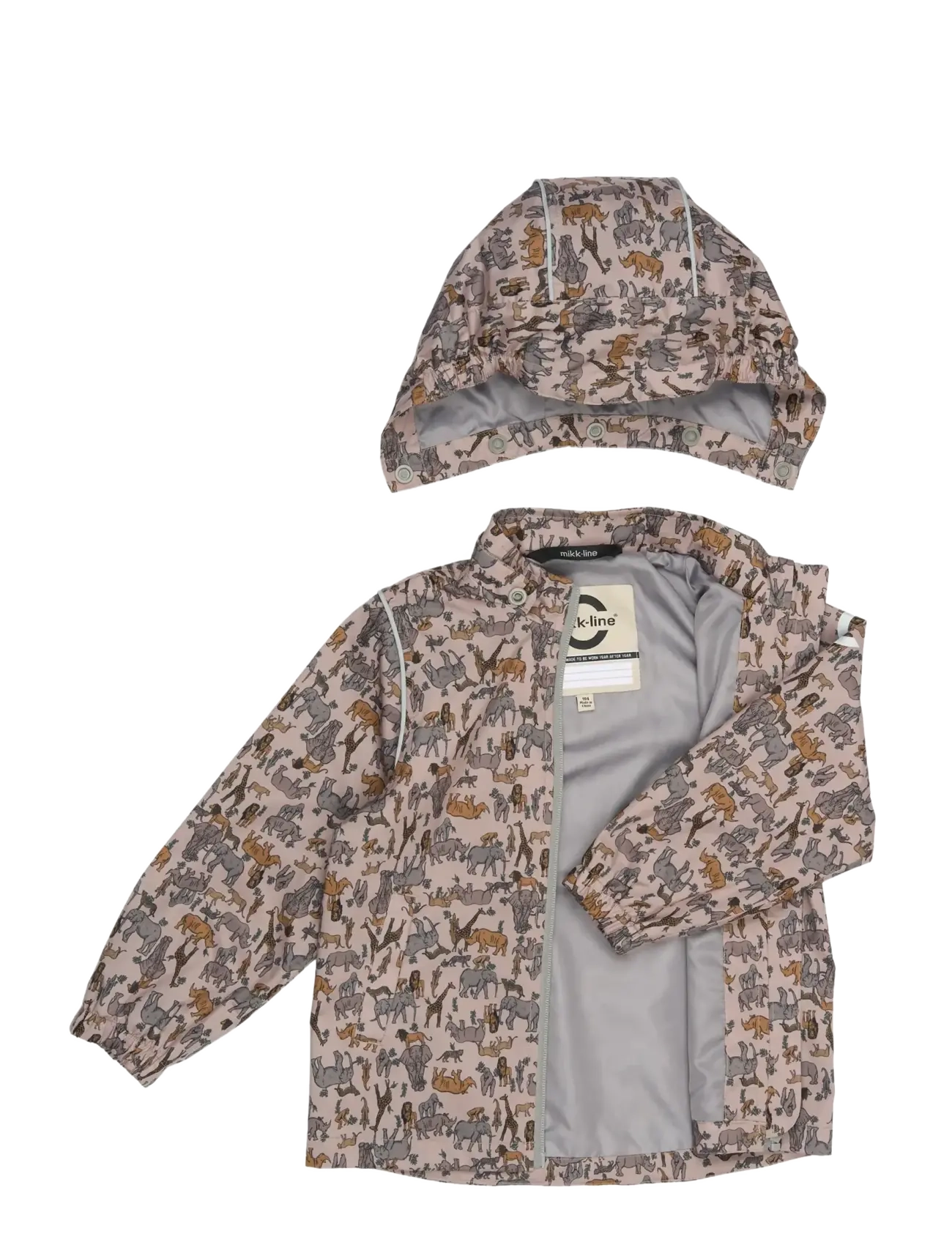 mikk-line - Summer Jacket AOP - sommerschnäppchen - zoo aop - 3