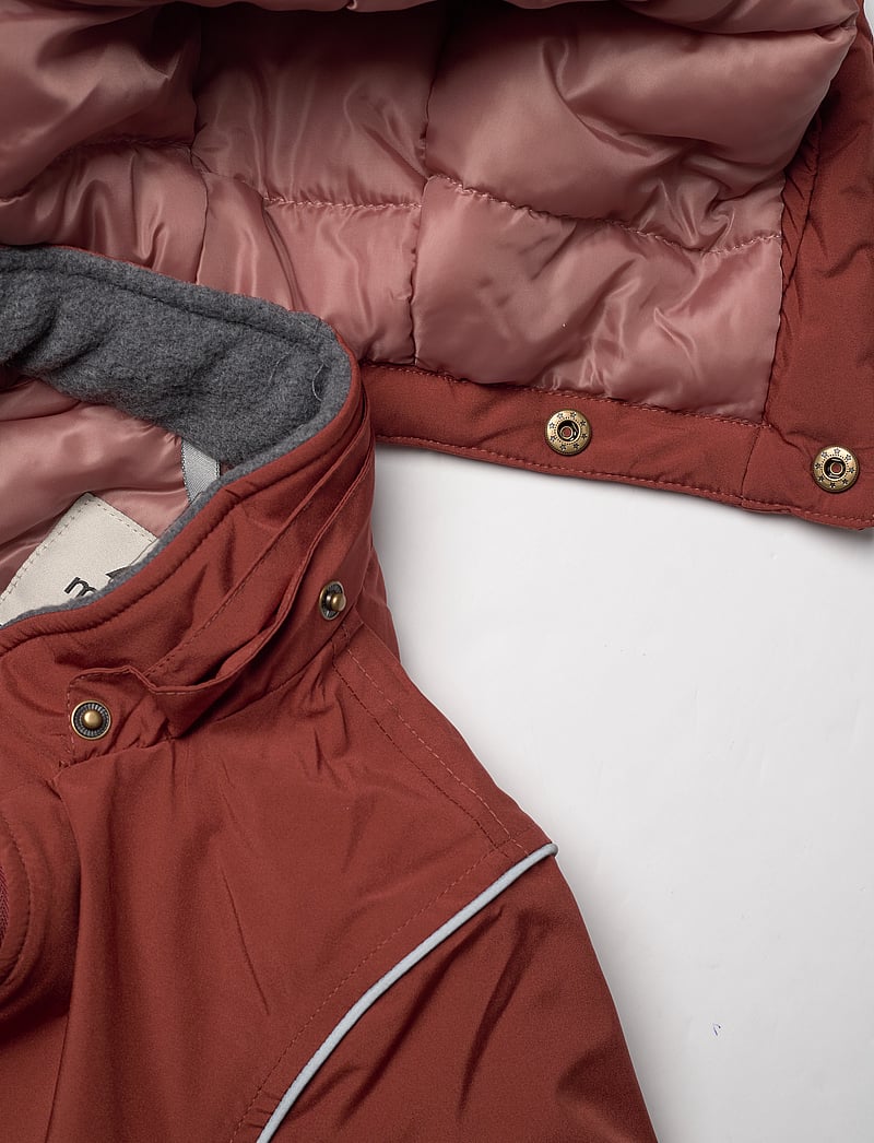 mikk-line - Winter Jacket 3D - skidjackor - henna - 3