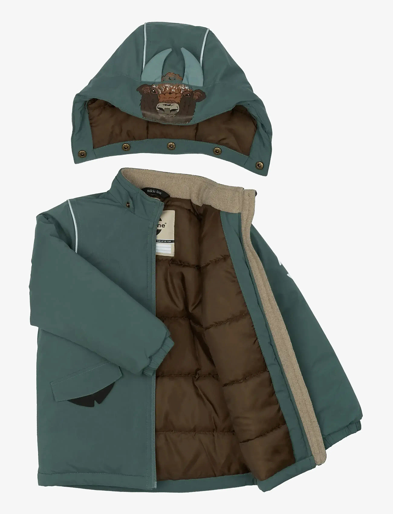 mikk-line - Winter Jacket 3D - lapsed - balsam green - 2