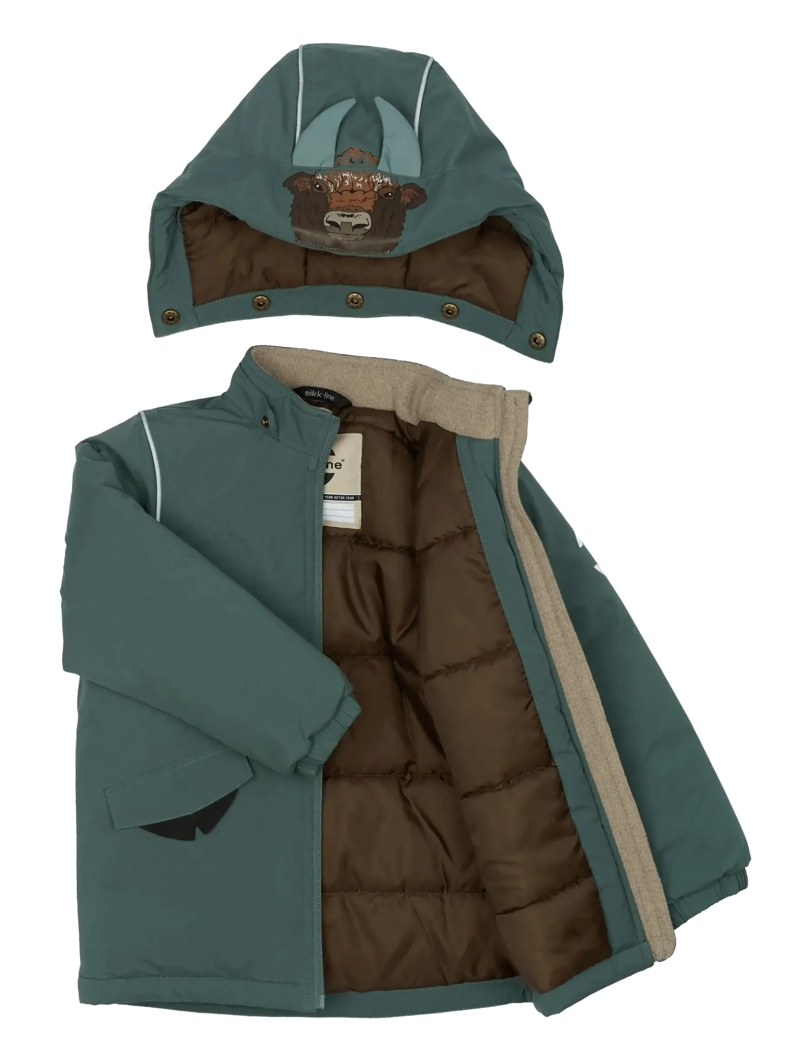 mikk-line - Winter Jacket 3D - vinterjakker - balsam green - 2