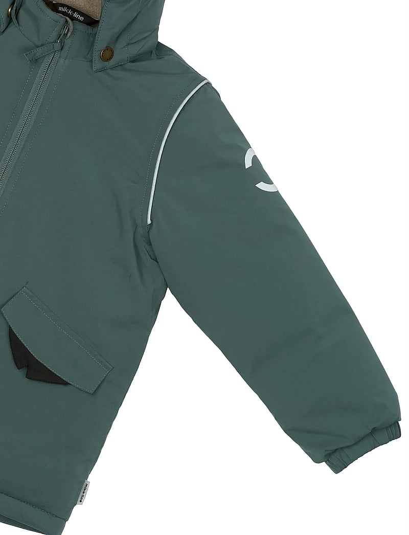 mikk-line - Winter Jacket 3D - puhvis ja polsterdatud - balsam green - 4