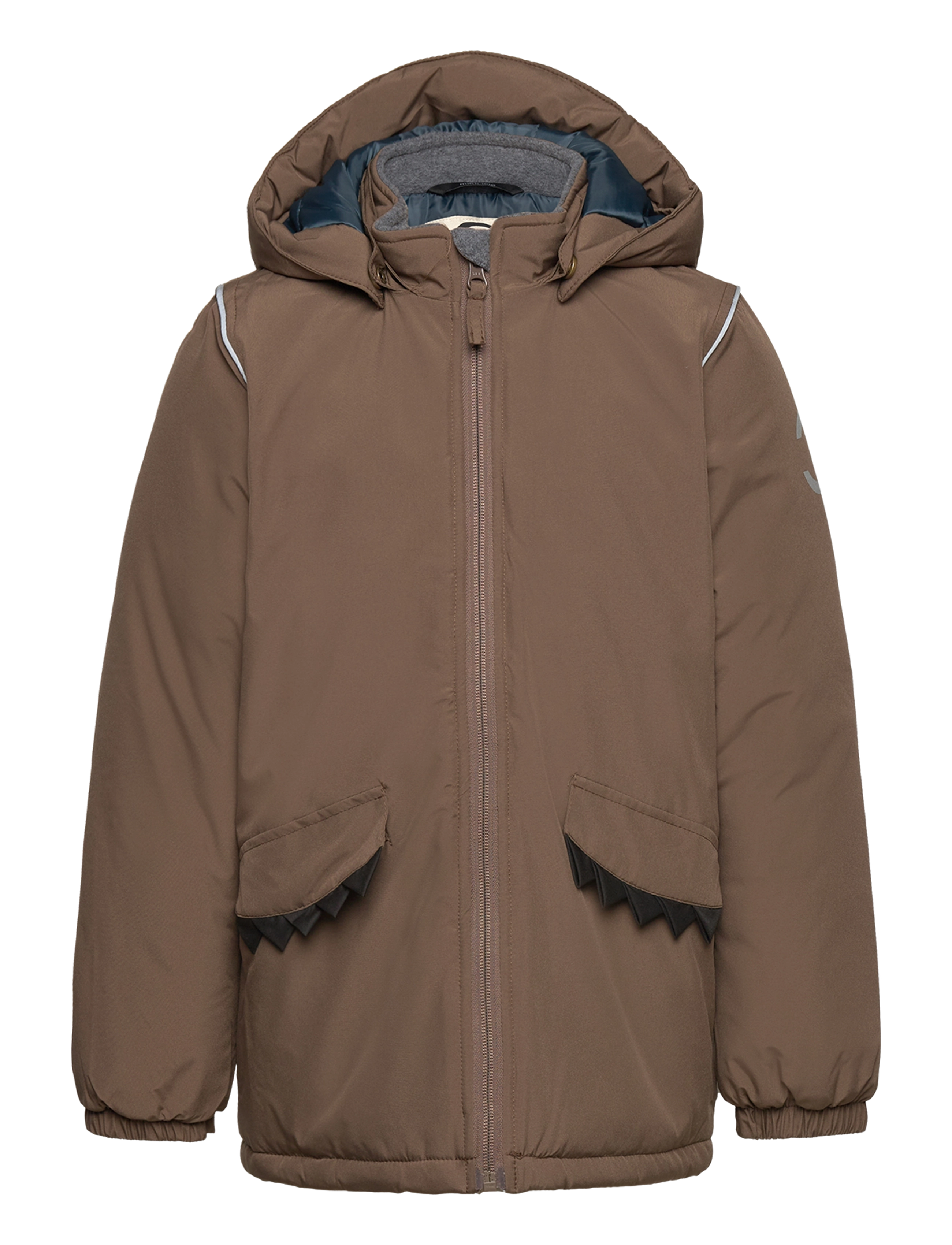 MIKK-LINE Winter Jacke 3D Braun - 80 - Kinder