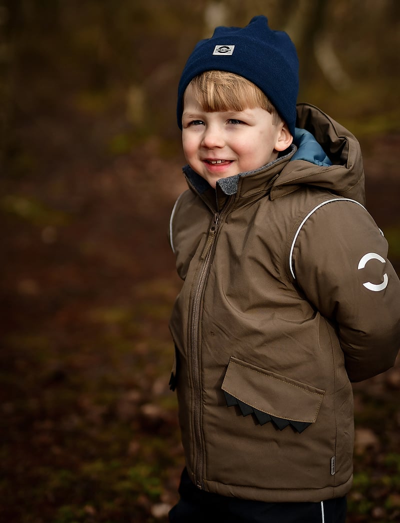 mikk-line - Winter Jacket 3D - daunen- und steppjacken - chocolate chip - 0