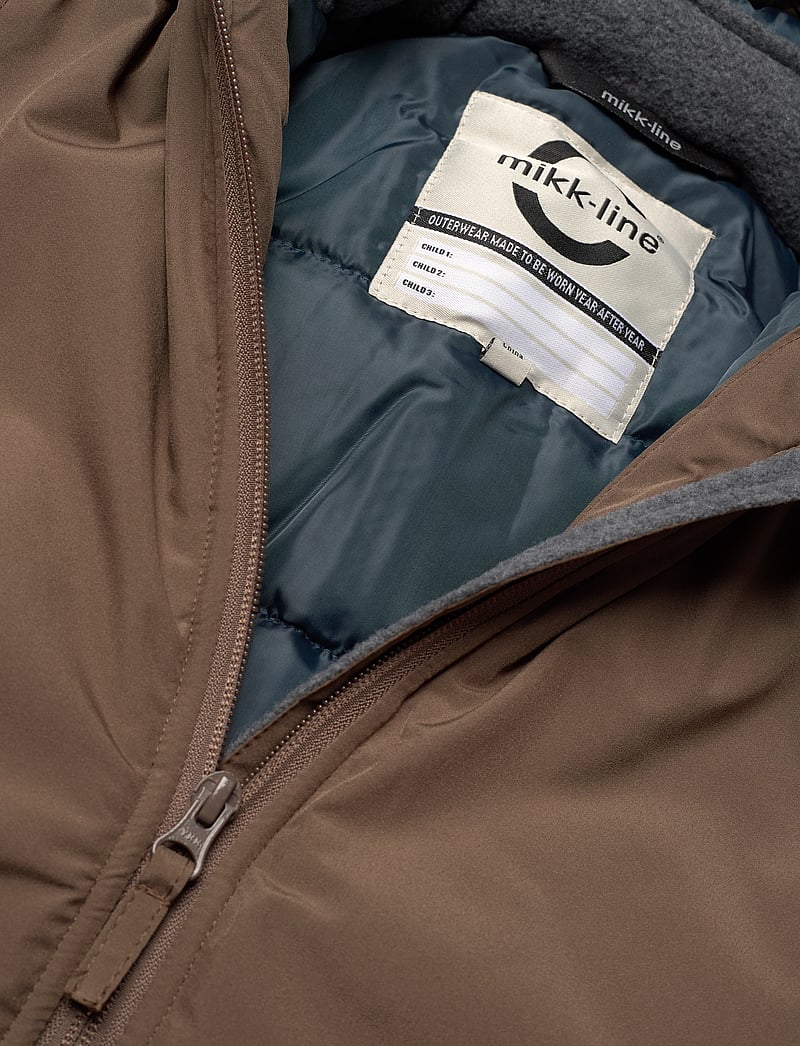 mikk-line - Winter Jacket 3D - daunen- und steppjacken - chocolate chip - 3