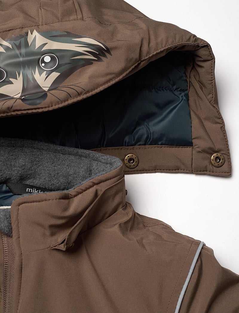 mikk-line - Winter Jacket 3D - daunen- und steppjacken - chocolate chip - 4