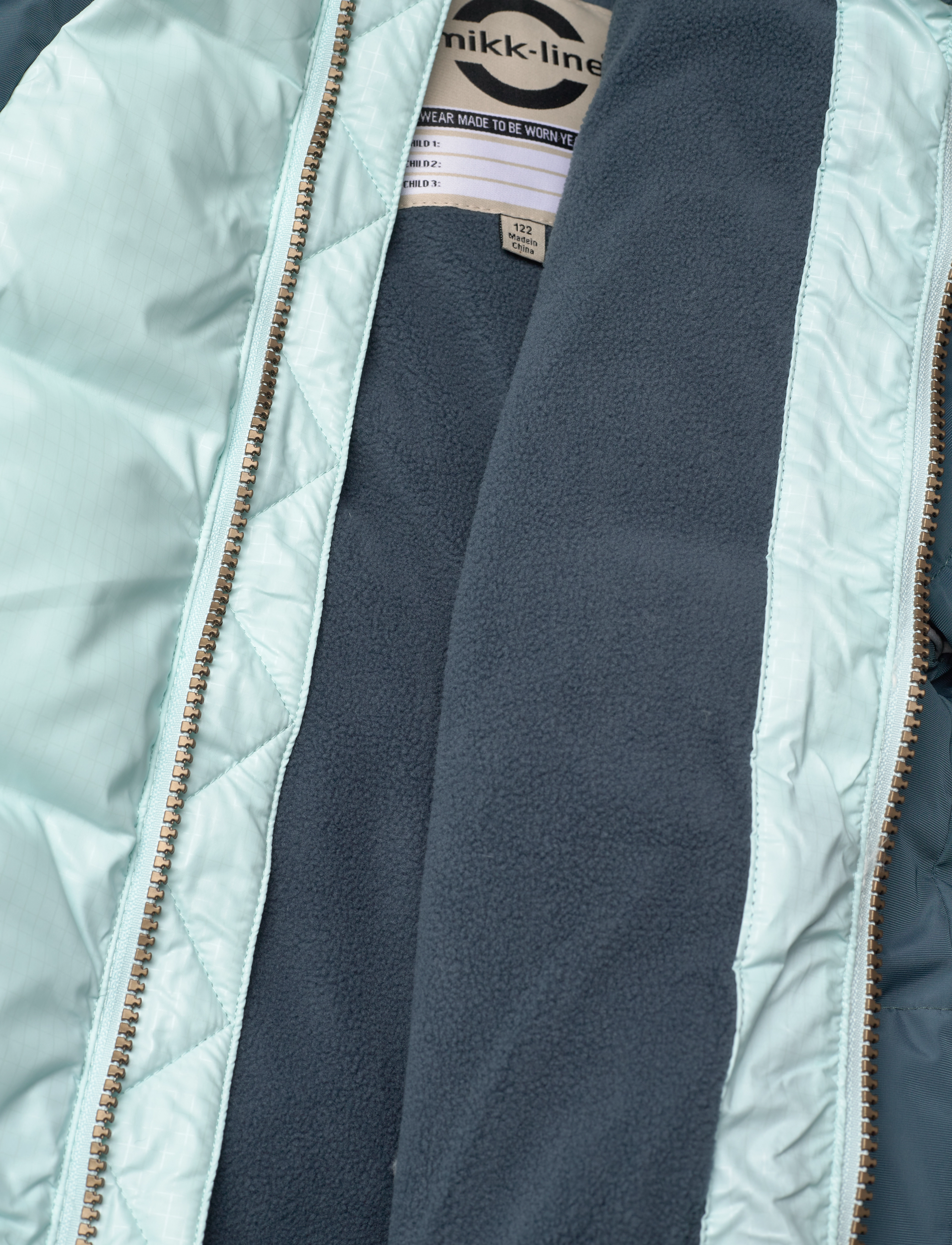 mikk-line - Glow in the Dark Jacket - winterjacken - orion blue - 5