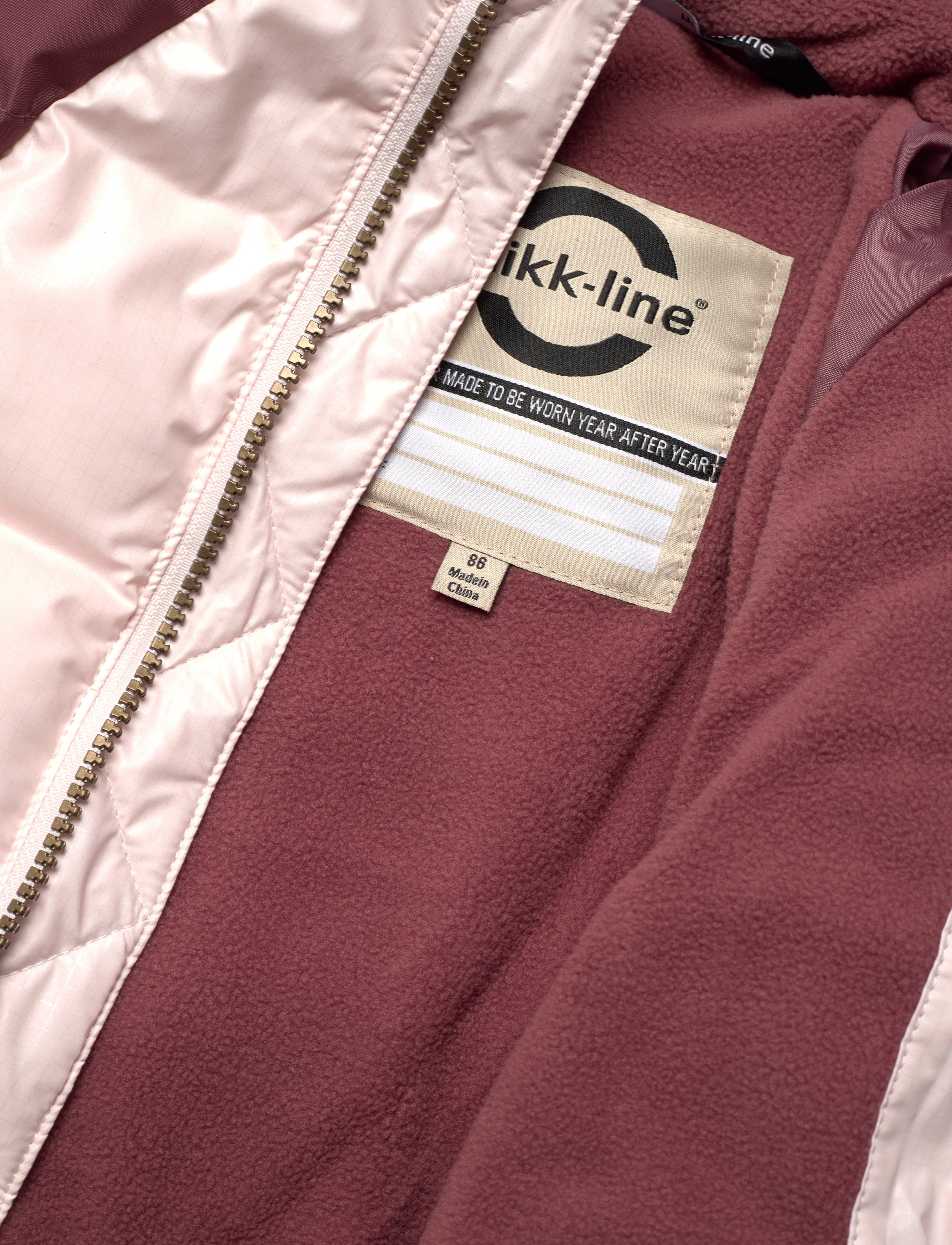 mikk-line - Glow in the Dark Jacket - vinterjakker - rose brown - 5