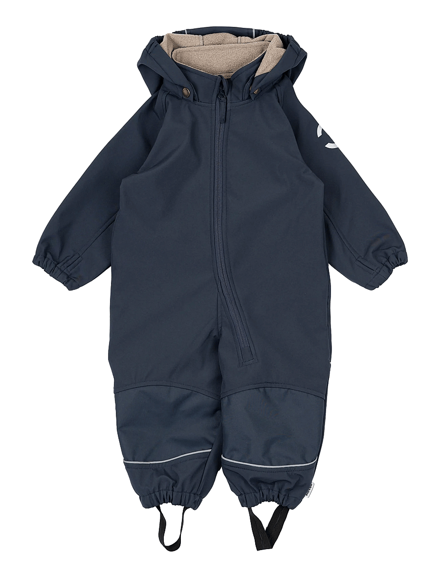 mikk-line - Softshell Suit Uni - softshell-overalls - blue nights - 0