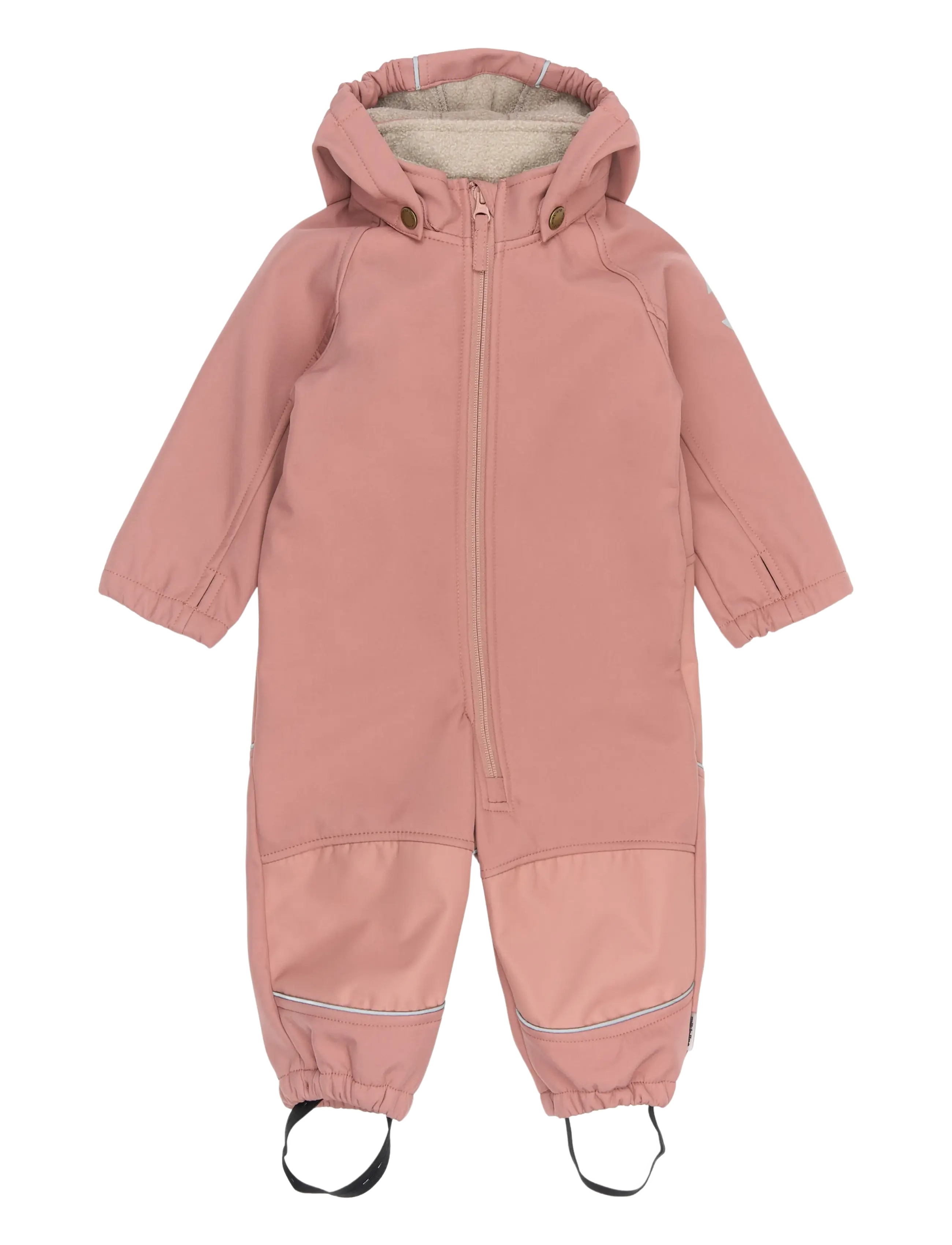 mikk-line Softshell Suit Uni - Coveralls - BURLWOOD / pink/rose