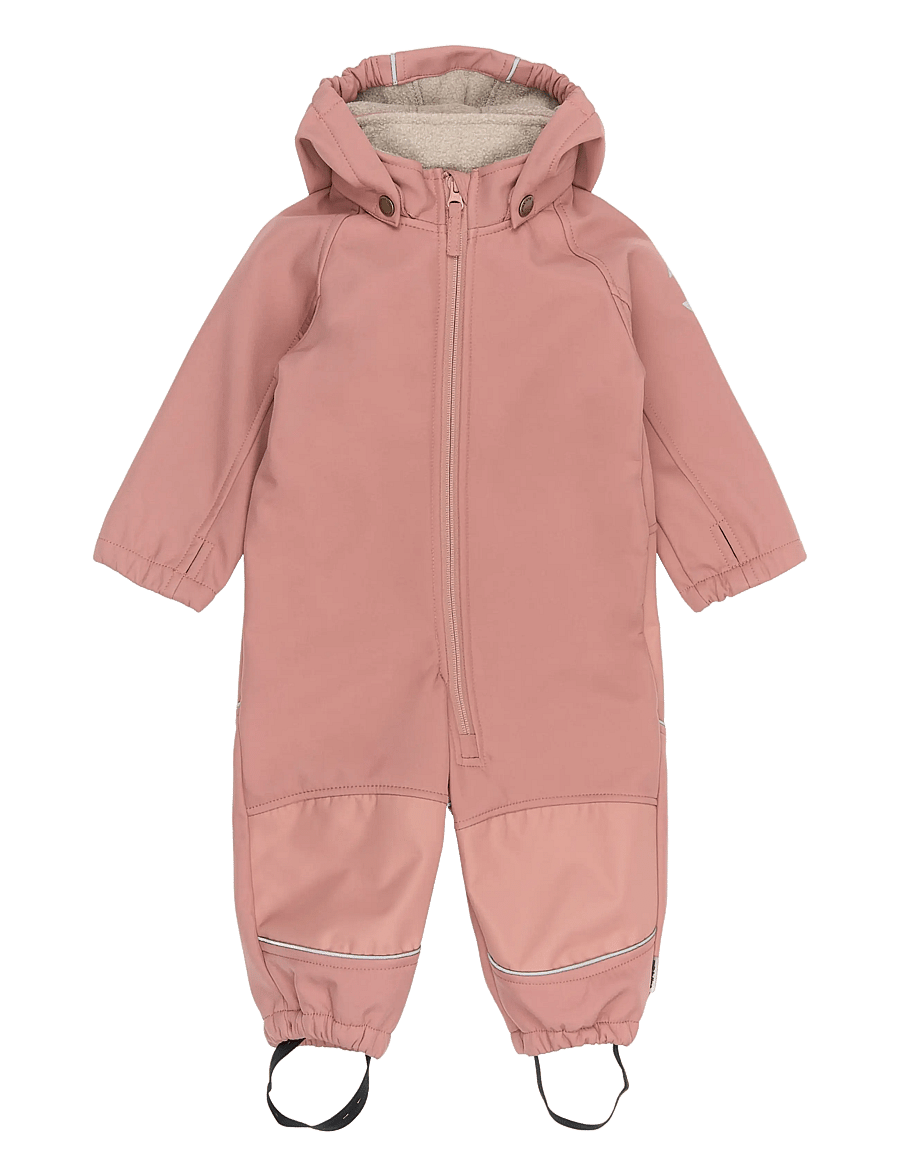 mikk-line - Softshell Suit Uni - softshell-overalls - burlwood - 0