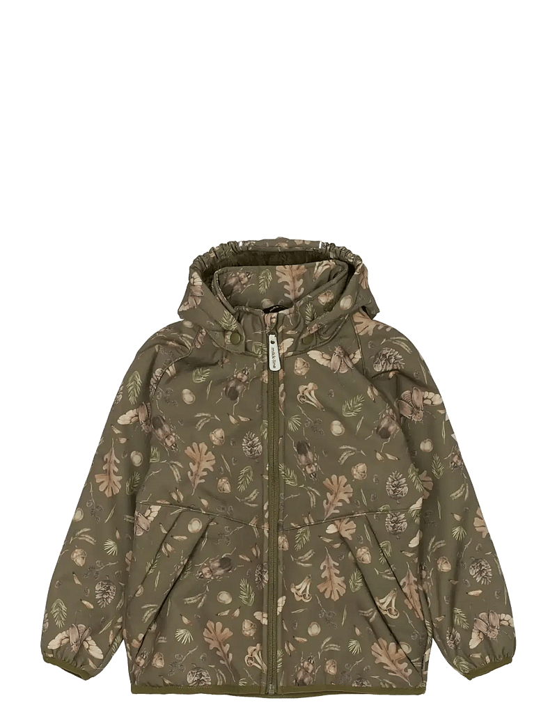 mikk-line - Teddy Softshell Jacket - softshell jackets - burnt olive - 0