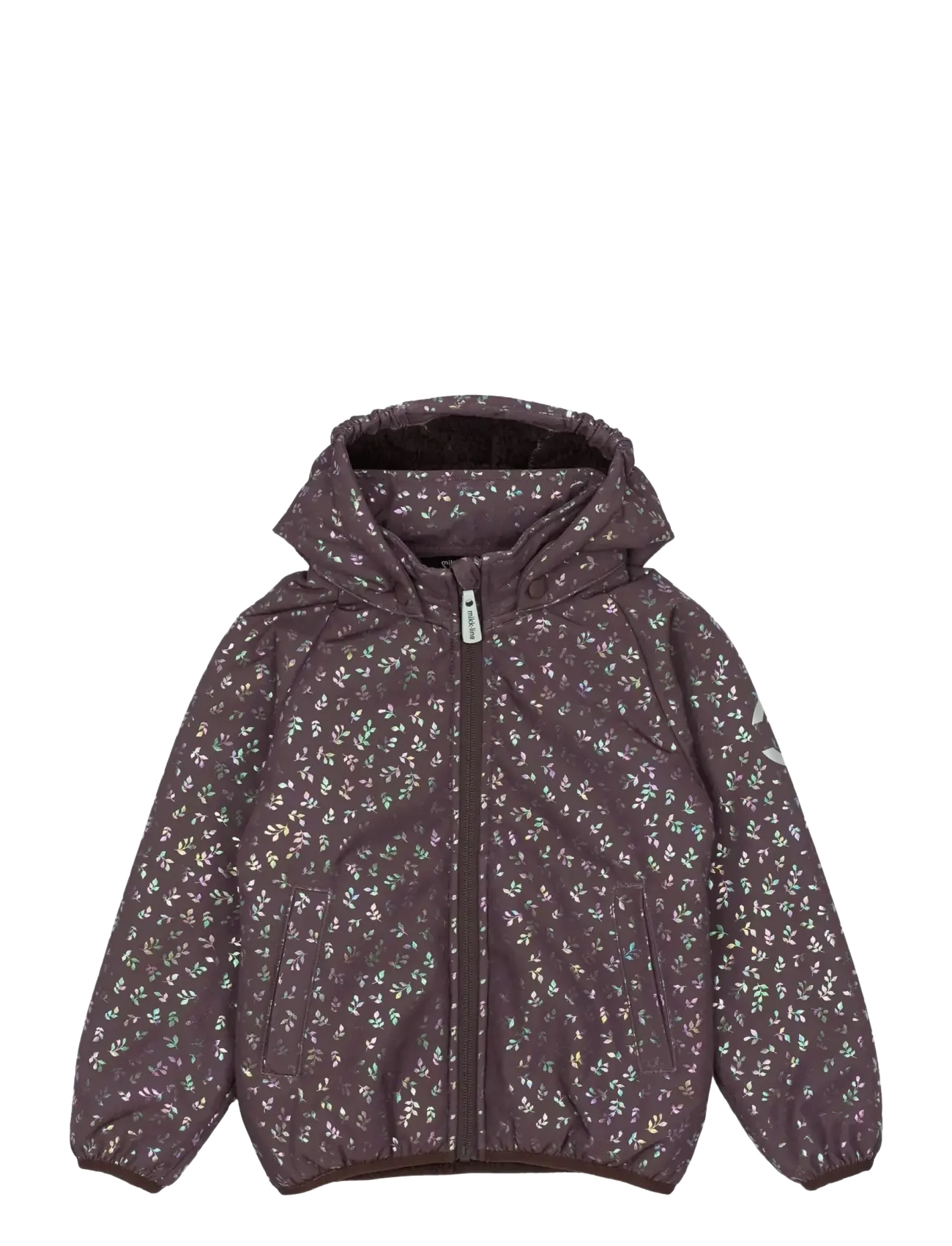 mikk-line Teddy Softshell Jacket with Waist - Softshells - RAISIN / brown