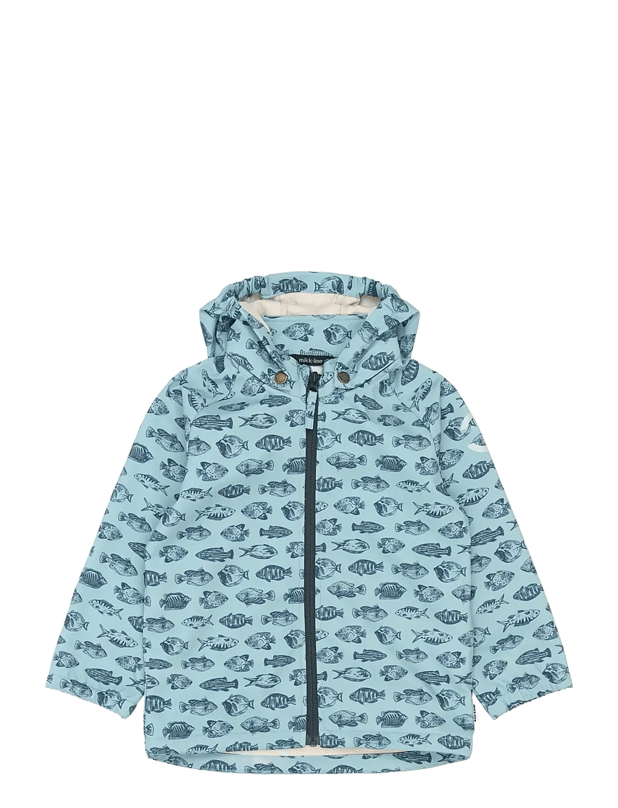 mikk-line - Softshell Jacket AOP - softshelljackor - fish aop - 1