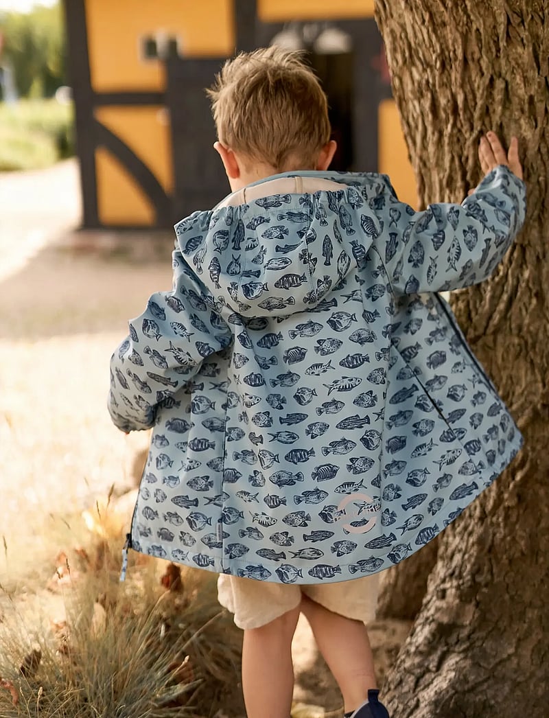 mikk-line - Softshell Jacket AOP - softshelljackor - fish aop - 4