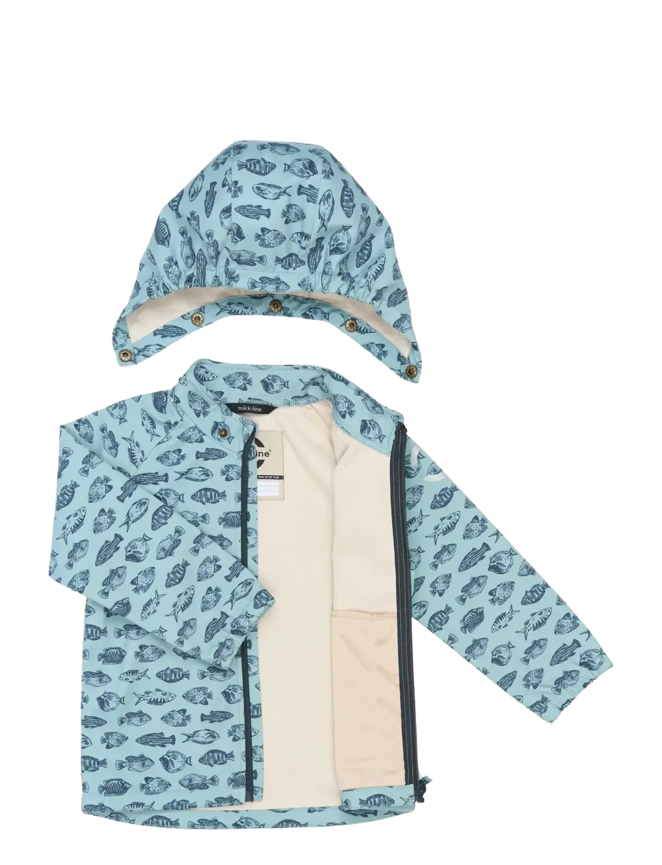 mikk-line - Softshell Jacket AOP - rudens jakas - fish aop - 3