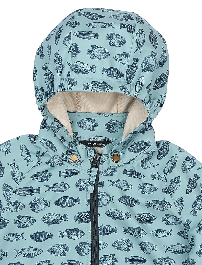 mikk-line - Softshell Jacket AOP - softshelljackor - fish aop - 5