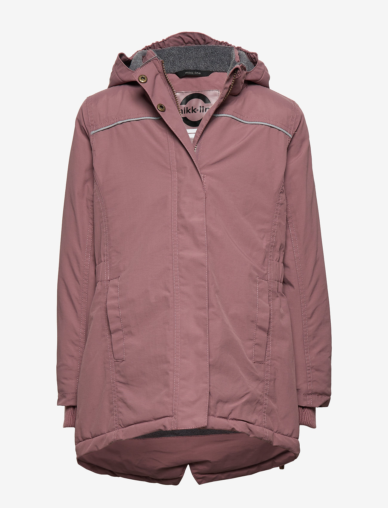 Mikk-Line - NYLON Girls Long Coat - rose taupe - 0