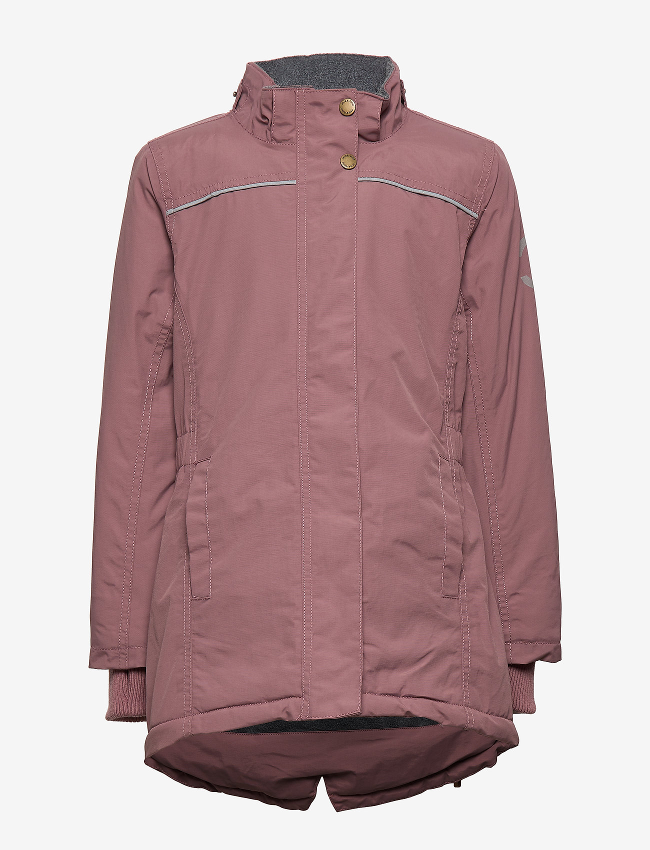 Mikk-Line - NYLON Girls Long Coat - rose taupe - 2