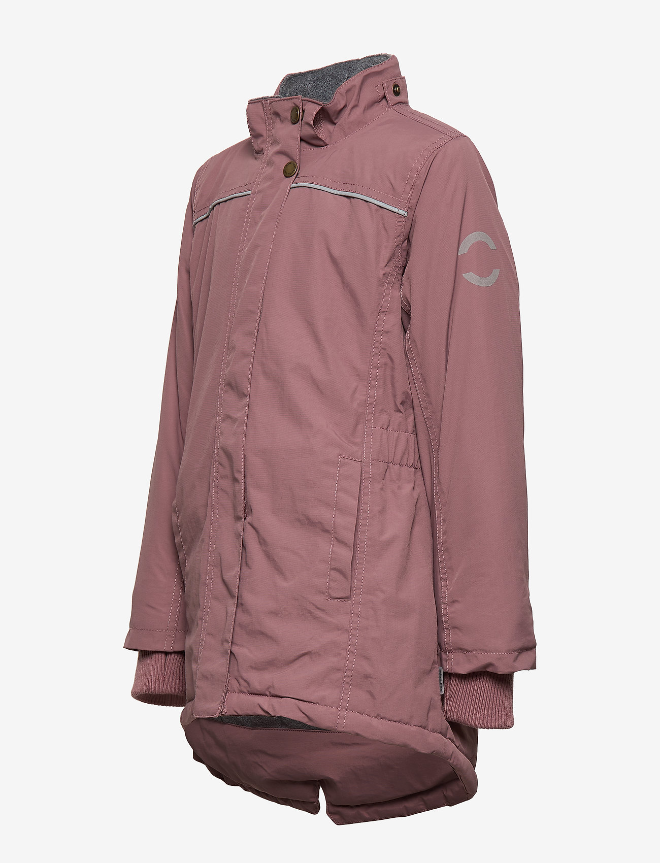 Mikk-Line - NYLON Girls Long Coat - rose taupe - 5