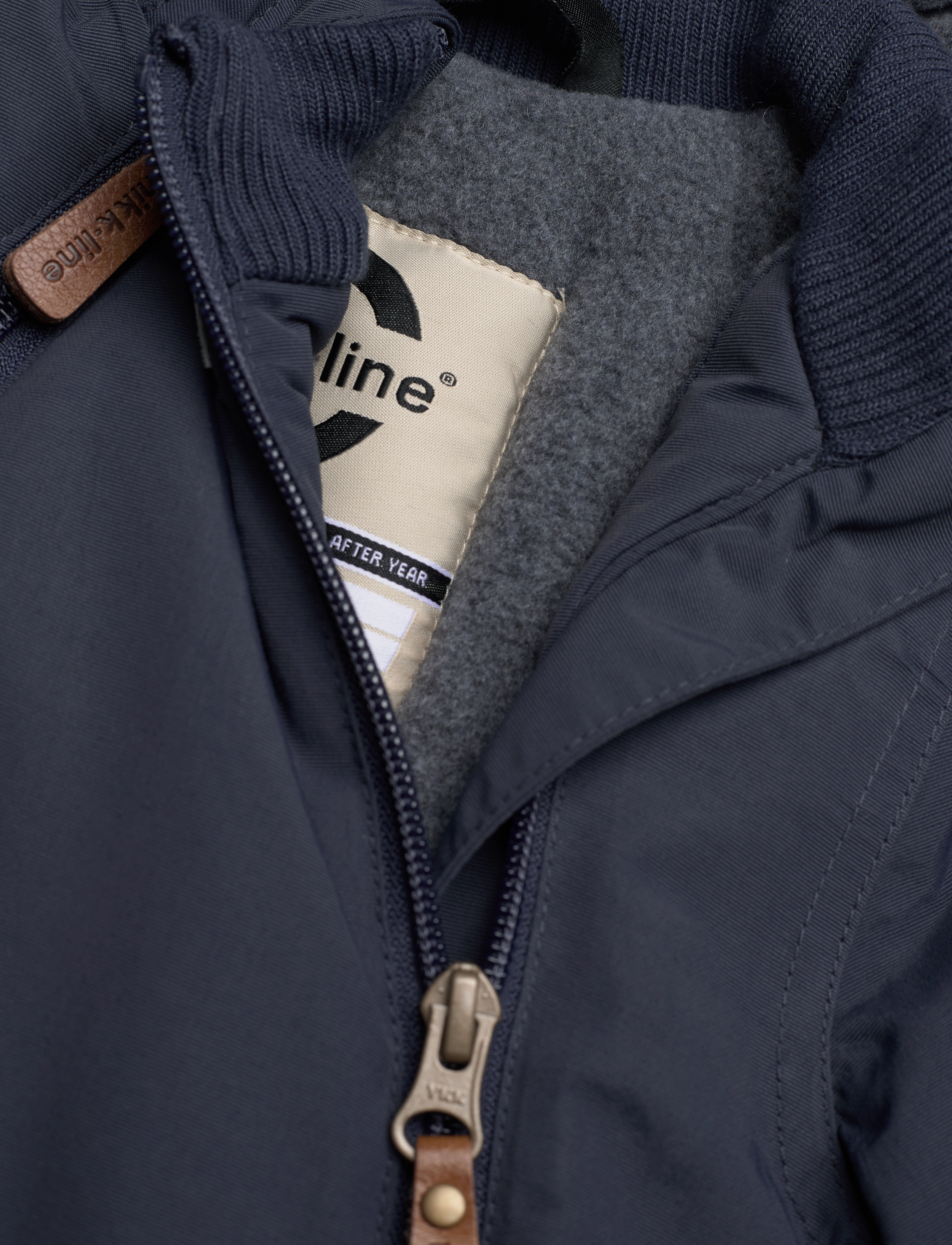 mikk-line - Nylon Baby Jacket - Solid - vinterjakker - blue nights - 3
