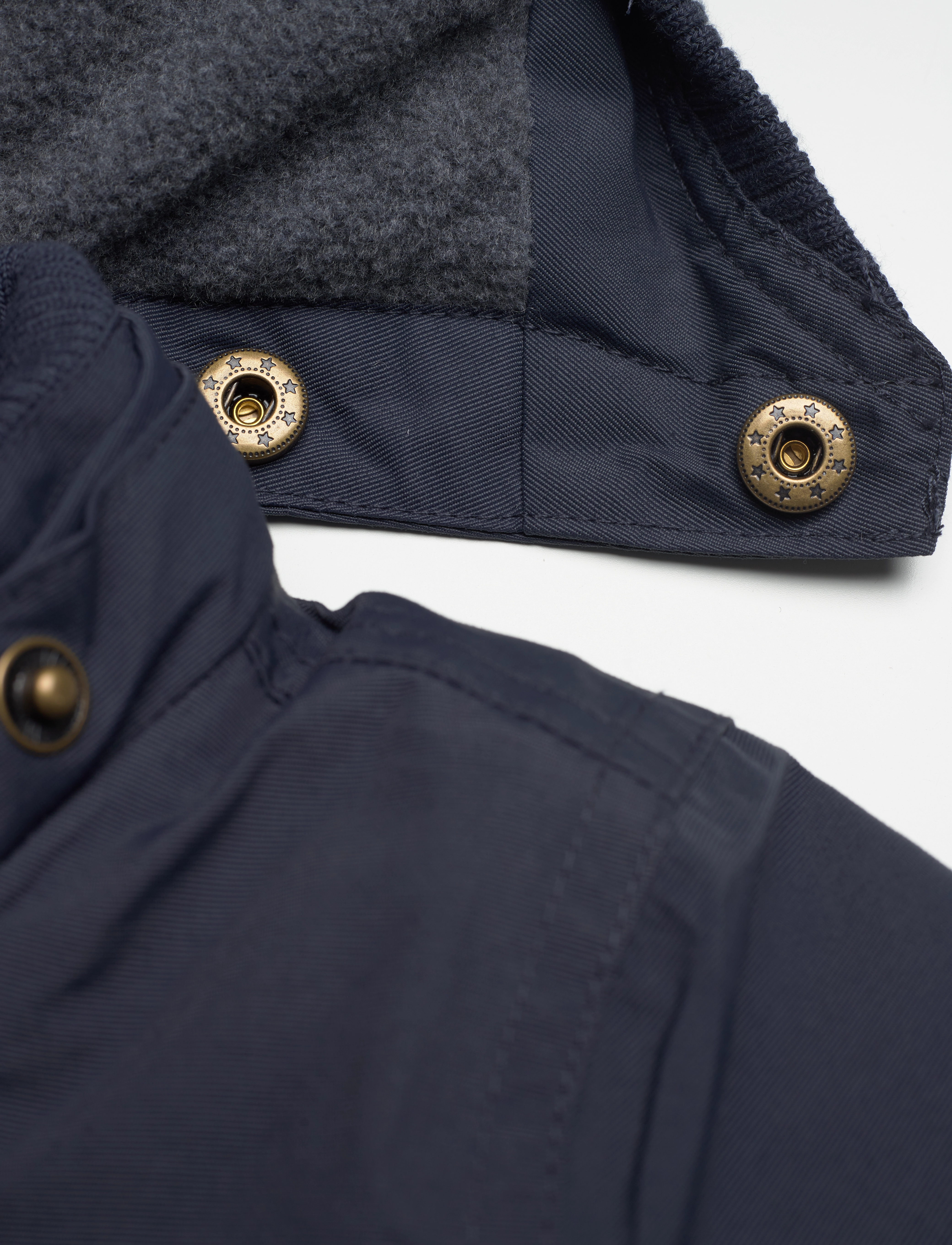 mikk-line - Nylon Baby Jacket - Solid - vinterjakker - blue nights - 4
