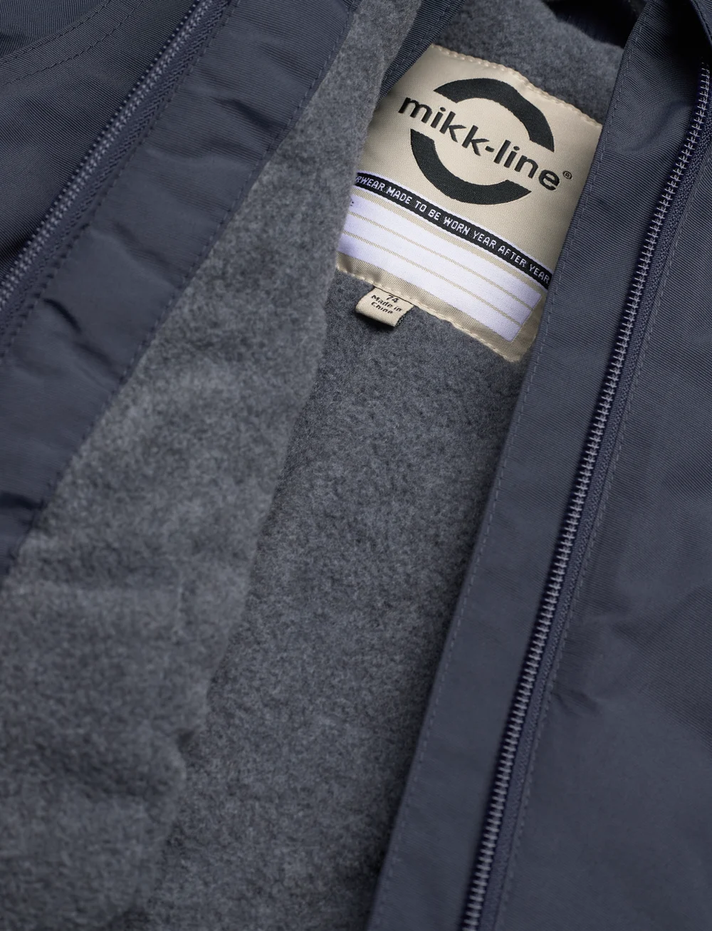 mikk-line - Nylon Baby Jacket - Solid - daunen- und steppjacken - blue nights - 5