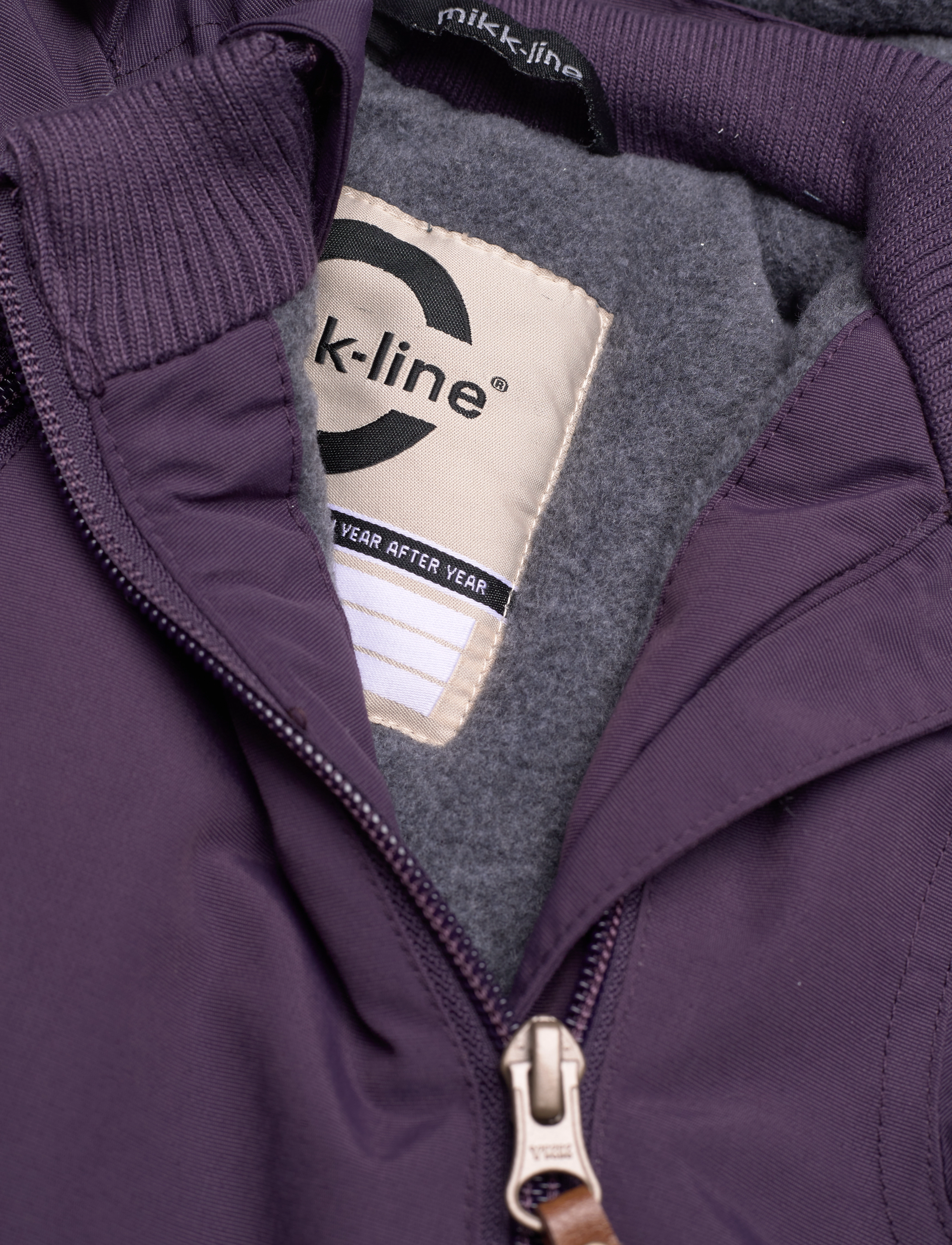 mikk-line - Nylon Baby Jacket - Solid - vinterjakker - nightshade - 4