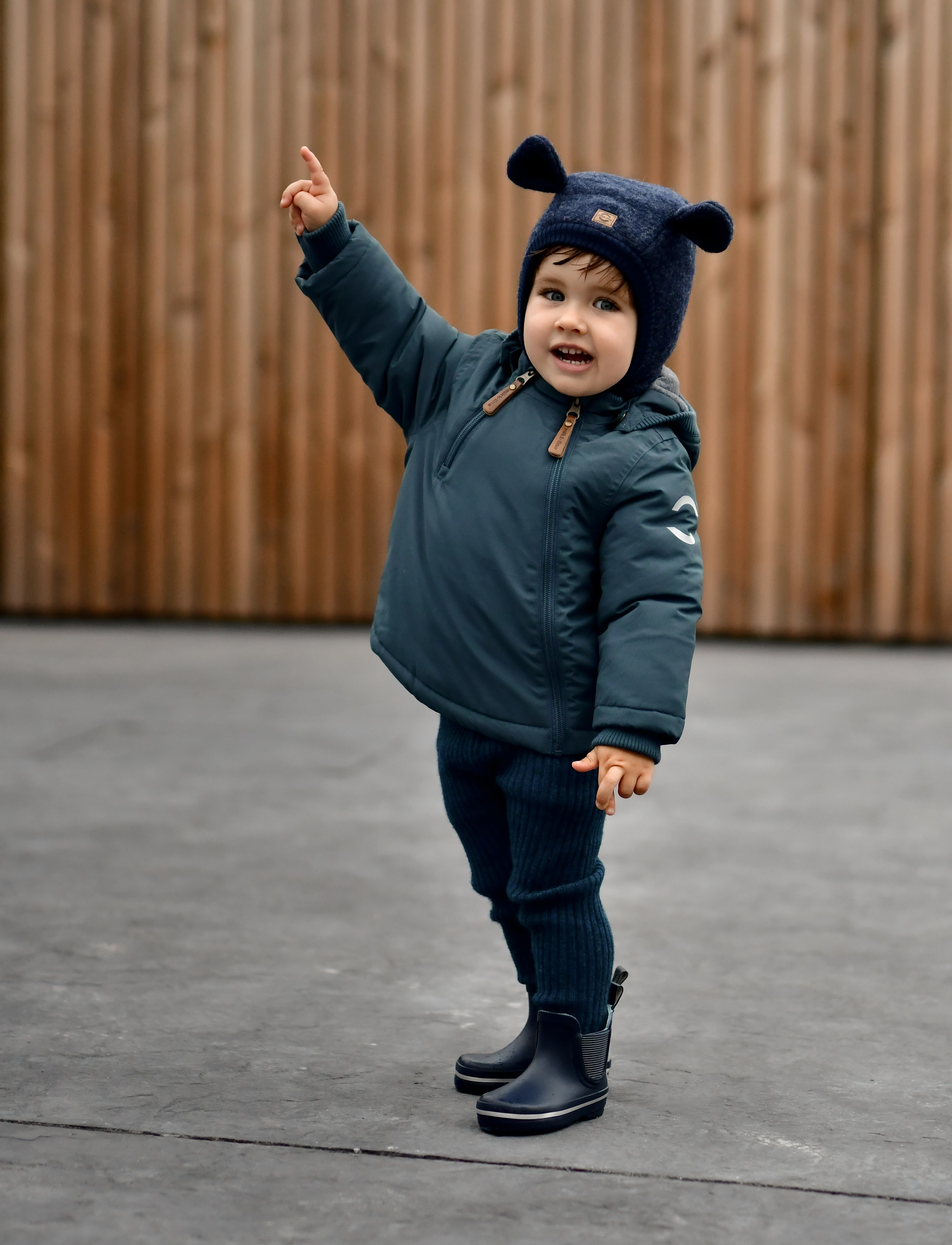 mikk-line - Nylon Baby Jacket - Solid - winterjacken - orion blue - 3