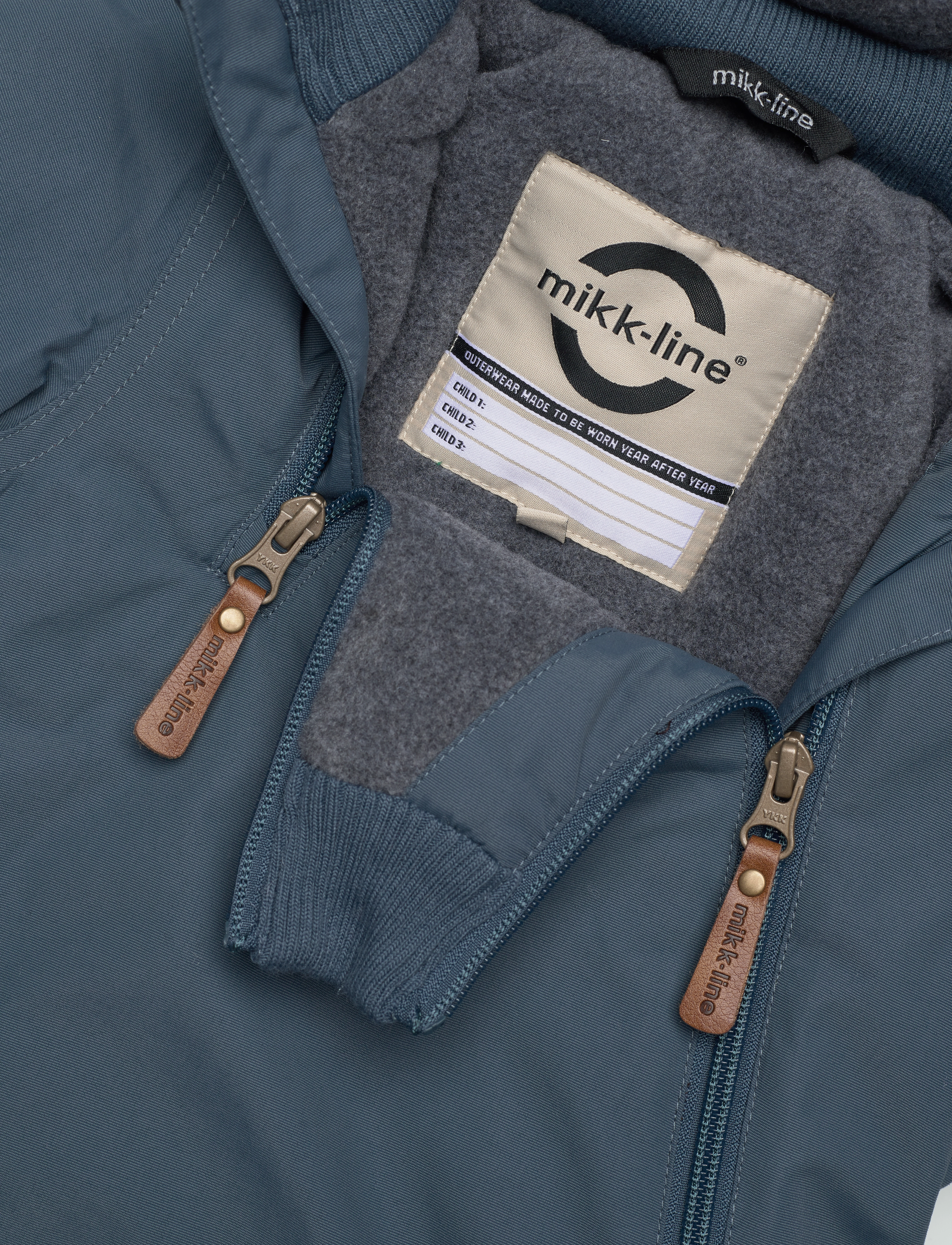 mikk-line - Nylon Baby Jacket - Solid - winterjacken - orion blue - 4
