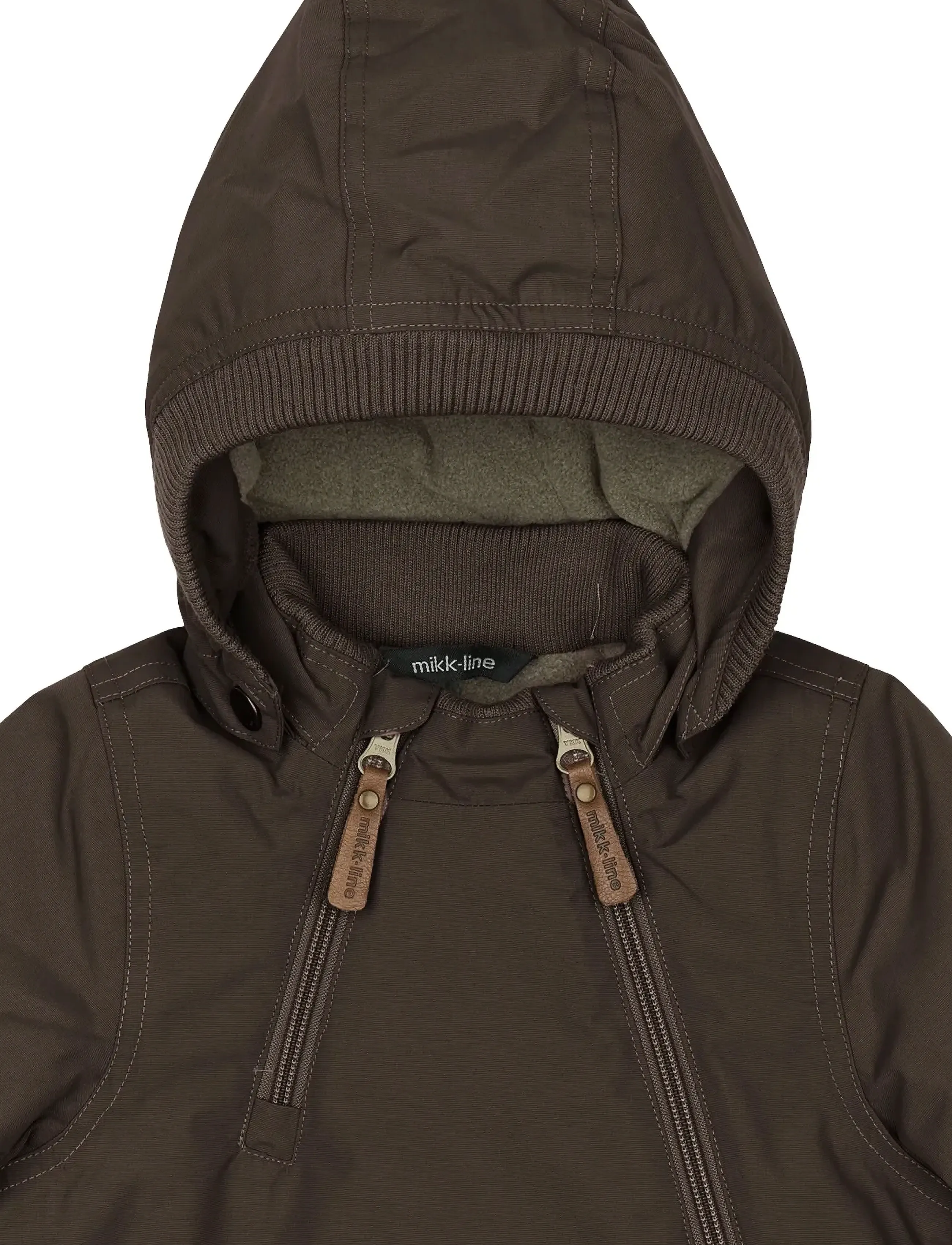 mikk-line - Nylon Baby Jacket - Solid - winterjacken - raisin - 3