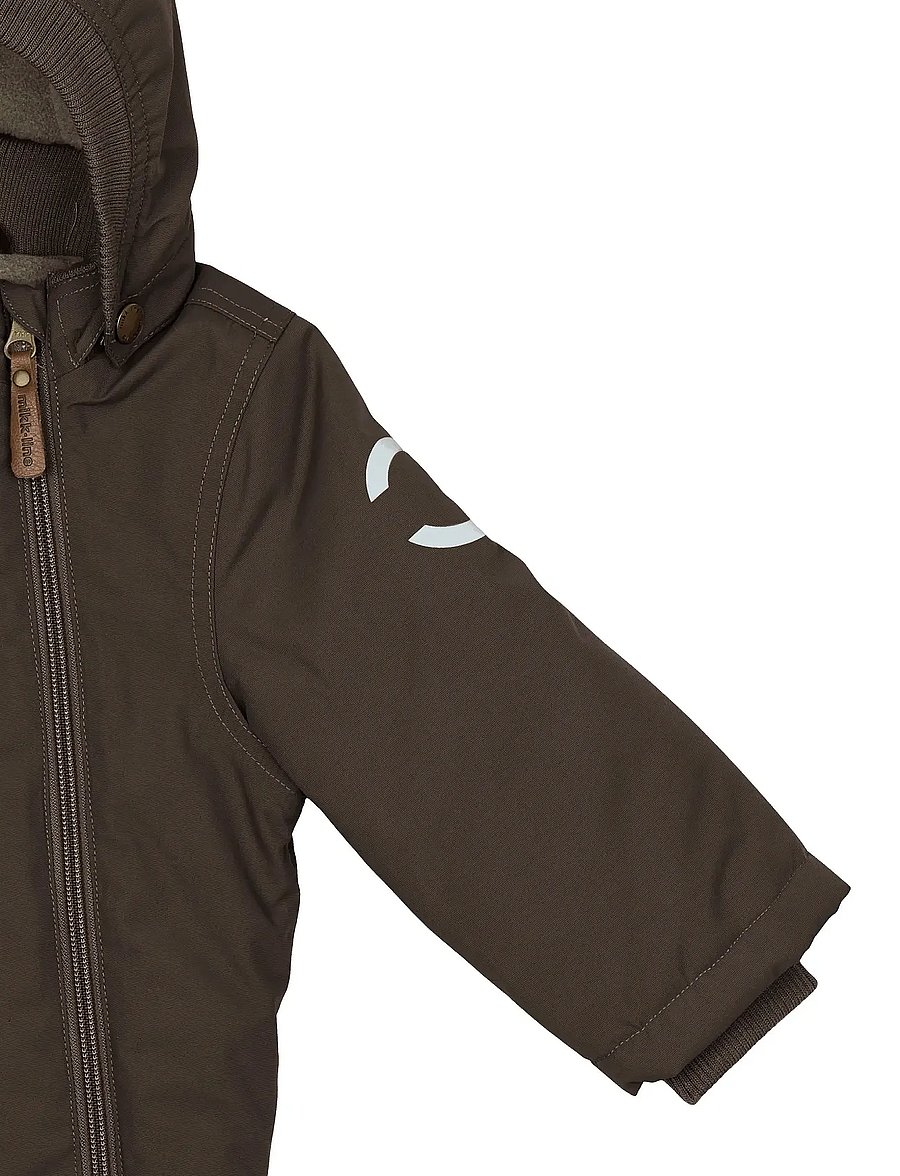 mikk-line - Nylon Baby Jacket - Solid - daunen- und steppjacken - raisin - 4