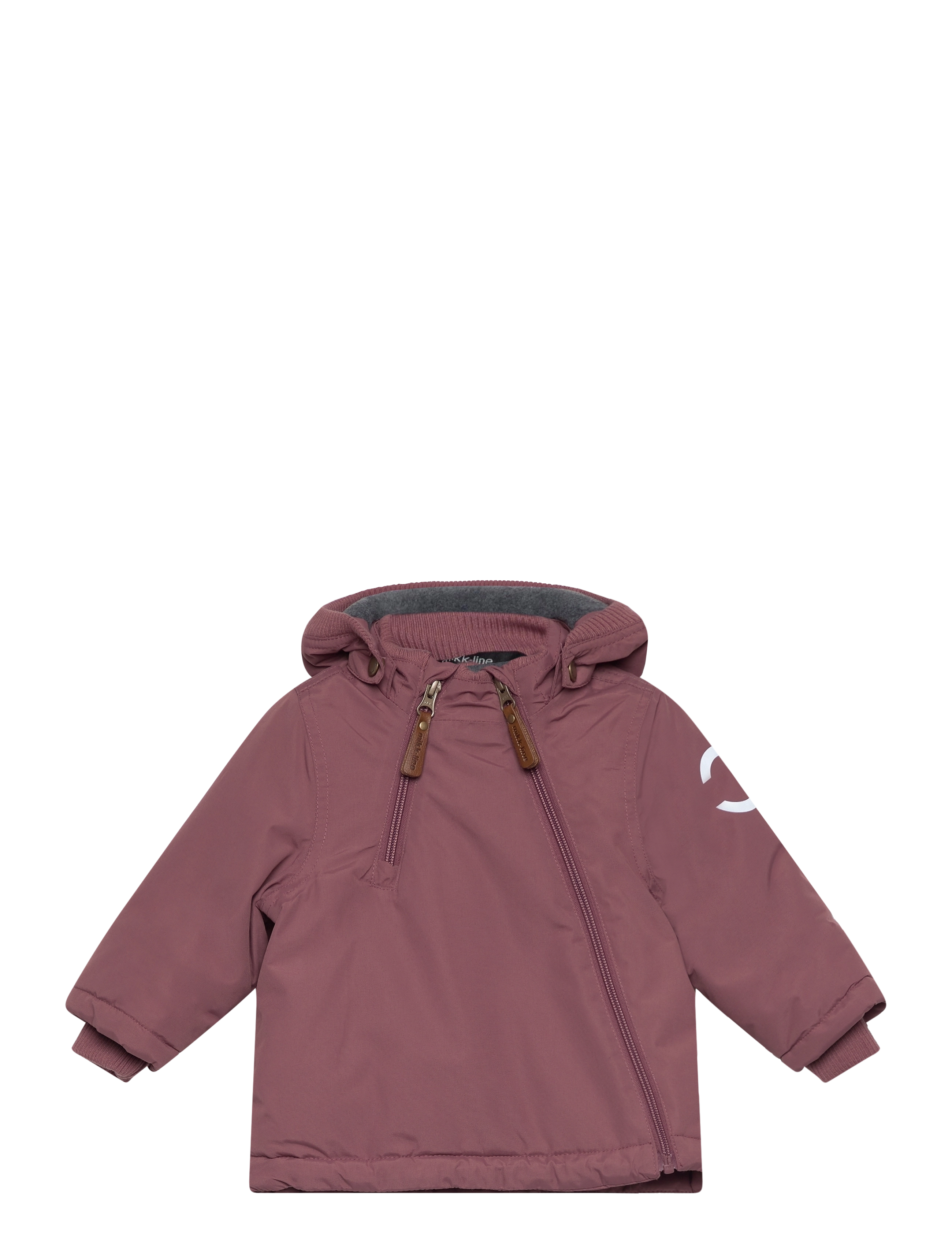 mikk-line Nylon Baby Jacket - Solid - Vinterjakker - ROSE BROWN / pink/rose
