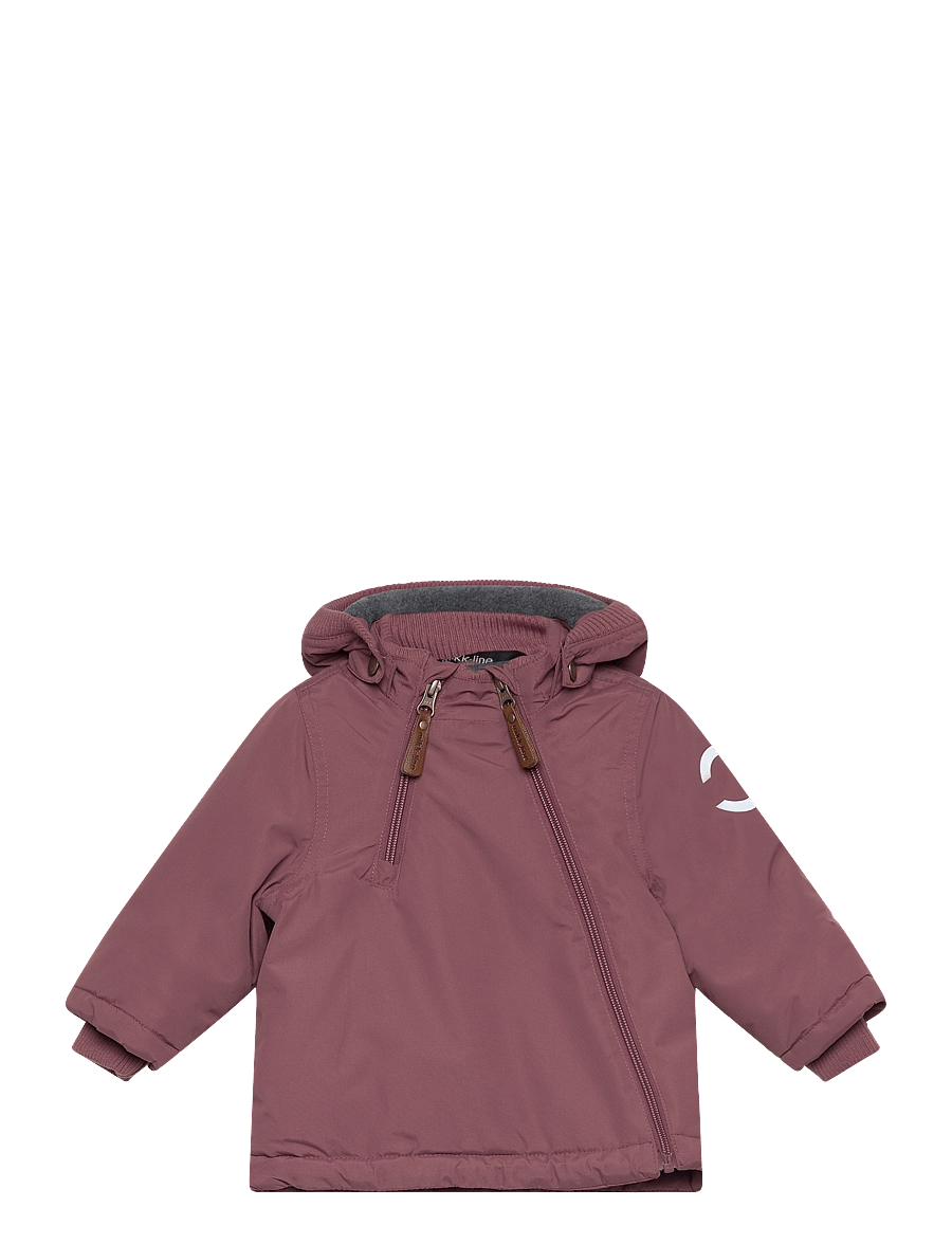 mikk-line - Nylon Baby Jacket - Solid - daunen- und steppjacken - rose brown - 0