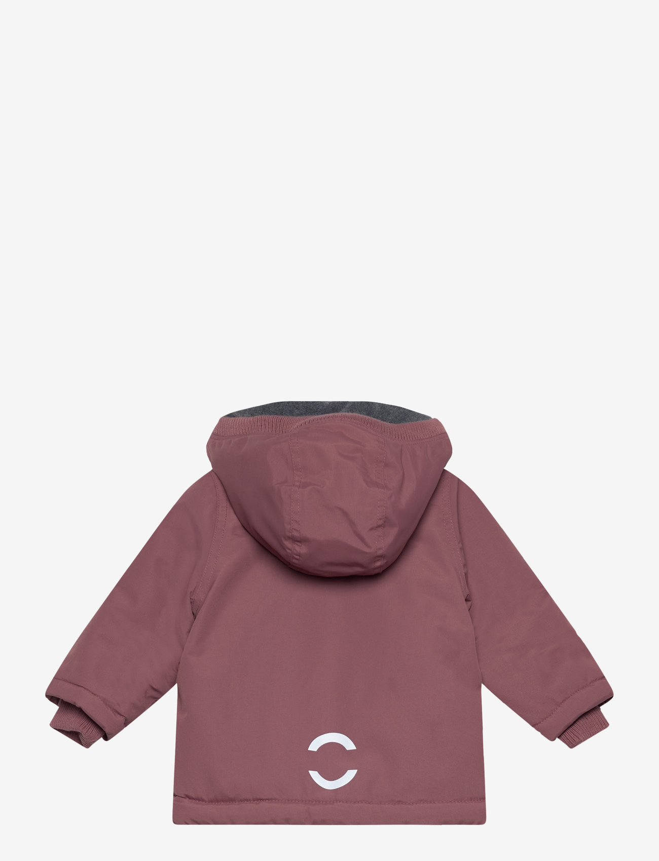 mikk-line - Nylon Baby Jacket - Solid - børn - rose brown - 1