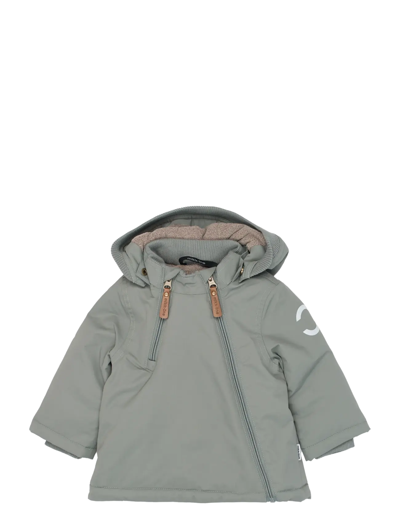 mikk-line Nylon Baby Jacket - Solid - Vinterjakker - SEDONA SAGE / khaki/green
