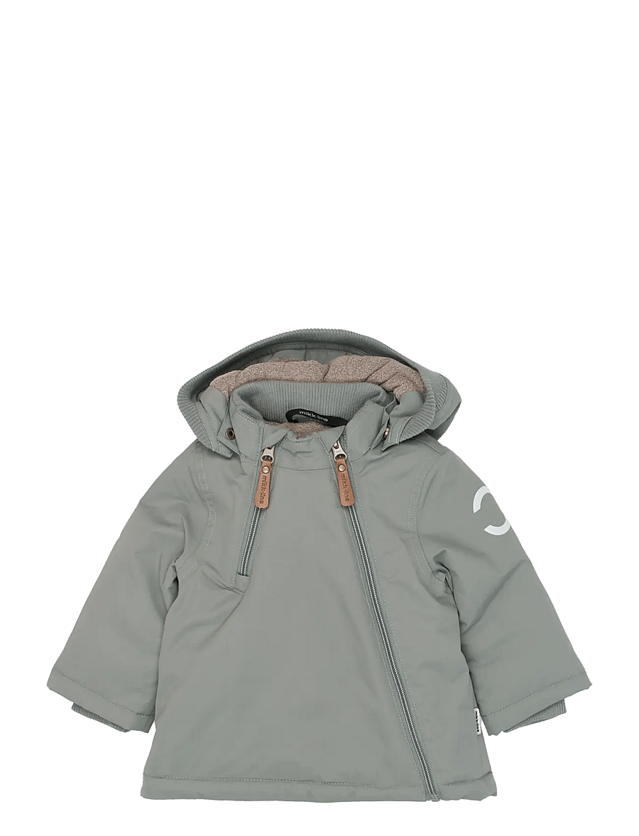 mikk-line - Nylon Baby Jacket - Solid - dunjakker - sedona sage - 0