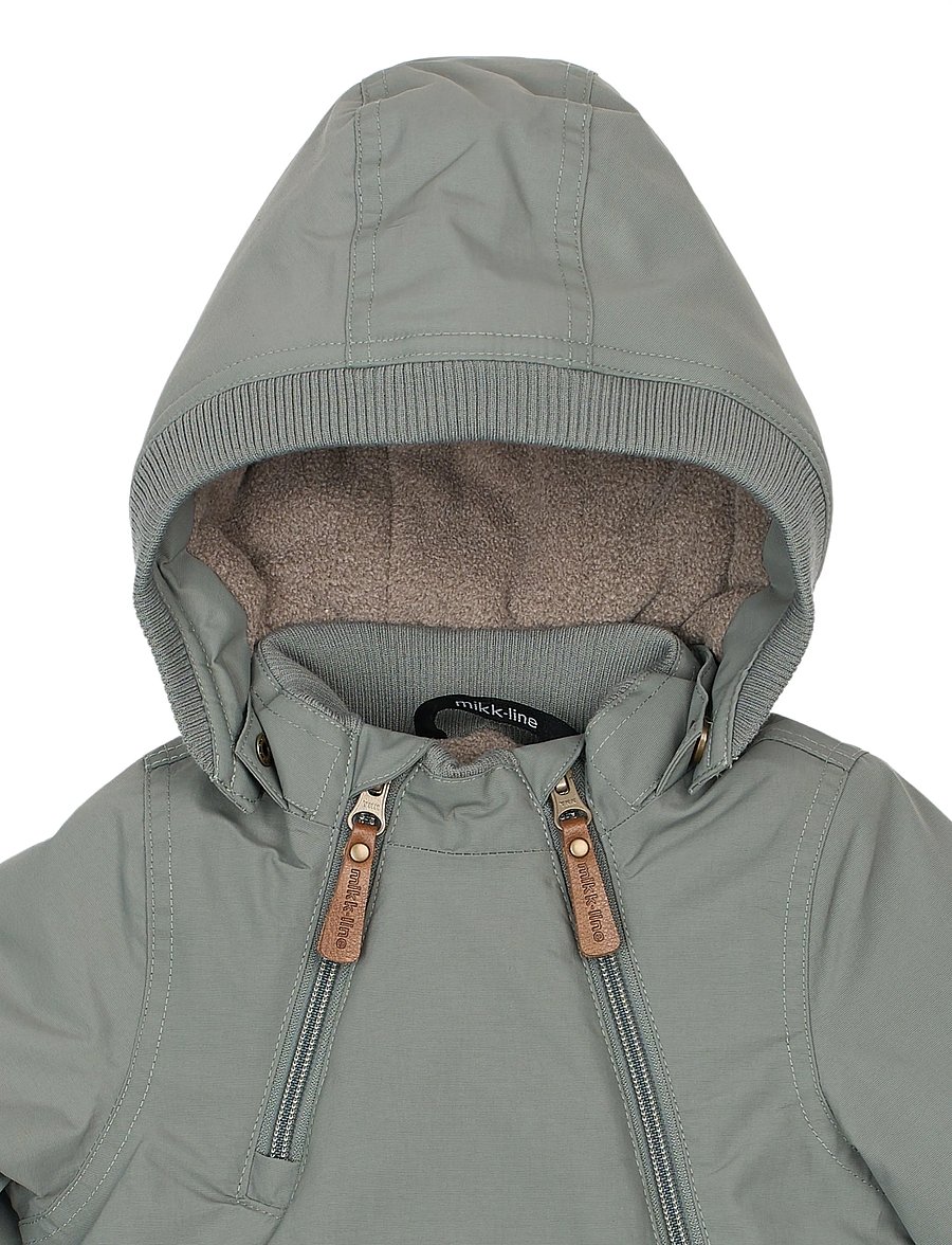 mikk-line - Nylon Baby Jacket - Solid - dunjakker - sedona sage - 3