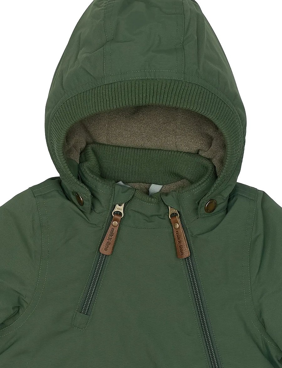 mikk-line - Nylon Baby Jacket - Solid - daunen- und steppjacken - thyme - 3