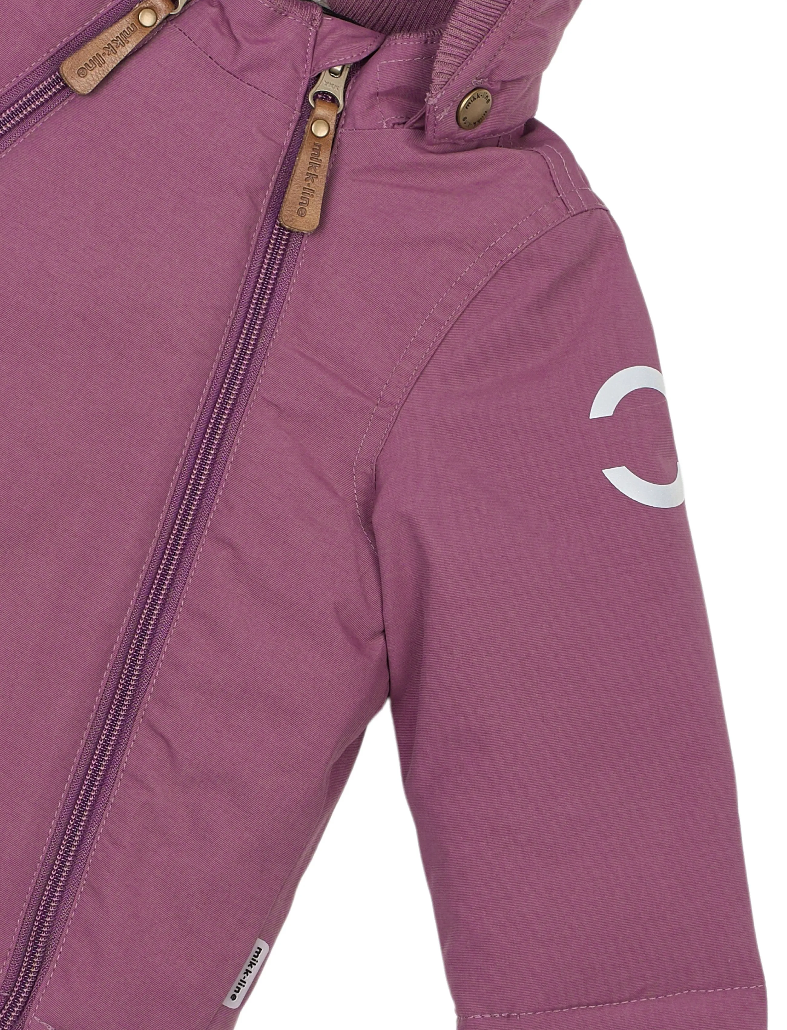 mikk-line - Nylon Baby Jacket - Solid - dunjakker - tulipwood - 4