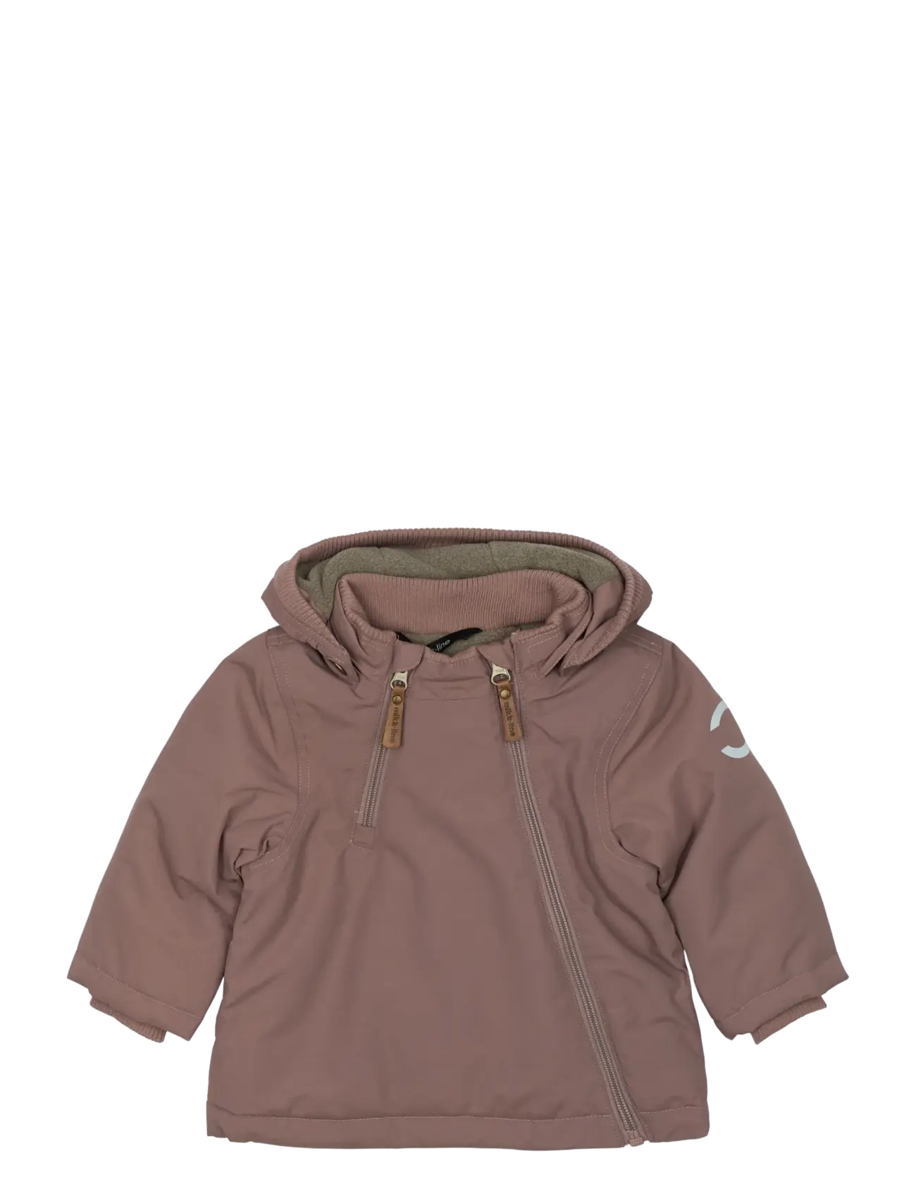 mikk-line Nylon Baby Jacket - Solid - Vinterjakker - TWILIGHT MAUVE / pink/rose
