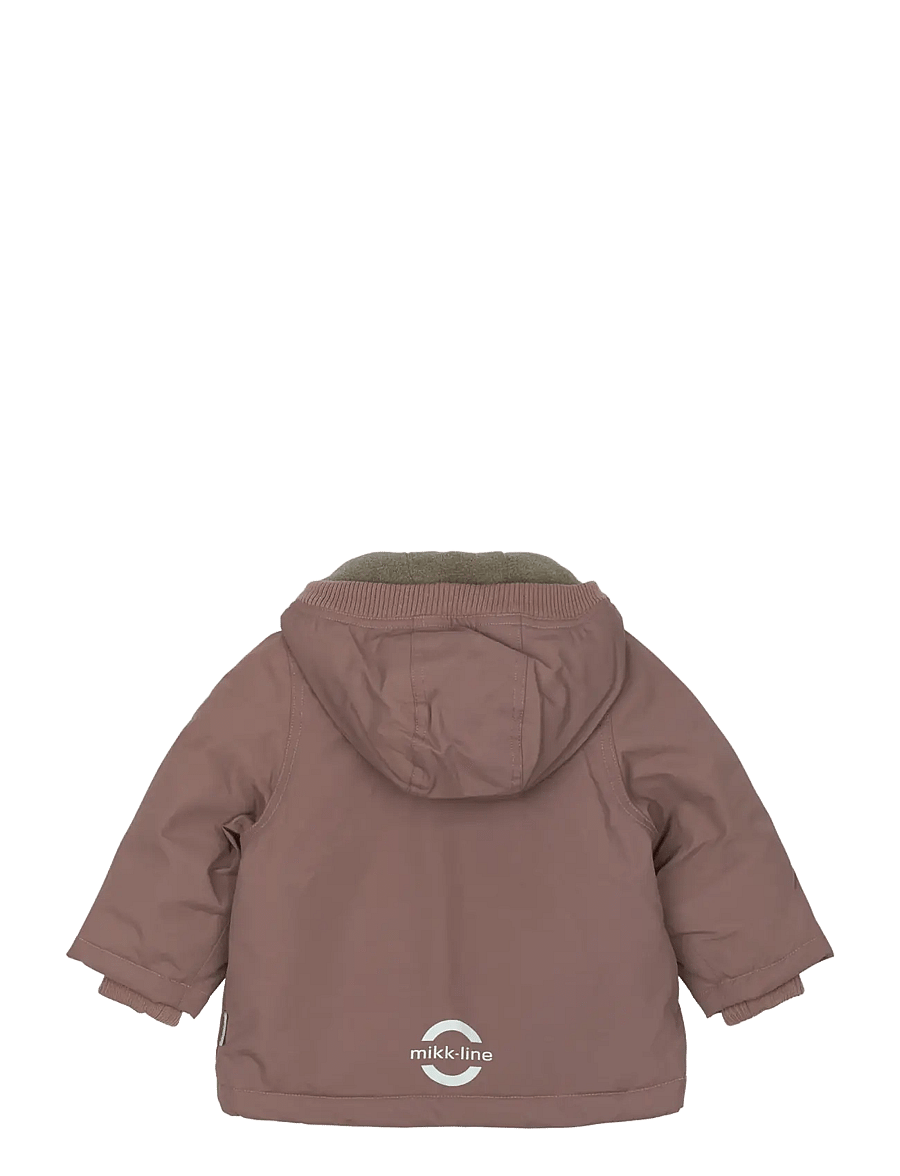 mikk-line - Nylon Baby Jacket - Solid - dunjakker - twilight mauve - 1