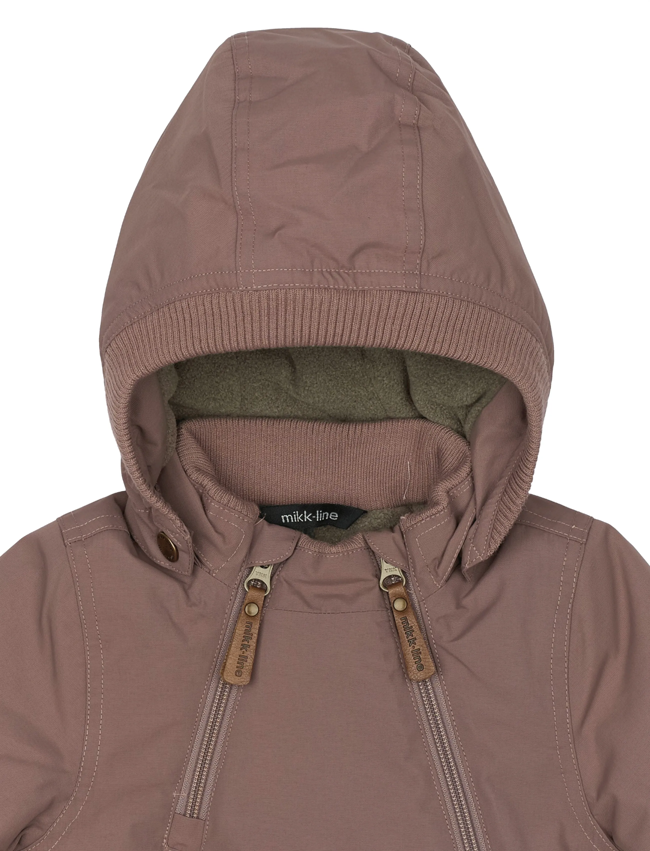 mikk-line - Nylon Baby Jacket - Solid - dunjakker - twilight mauve - 3
