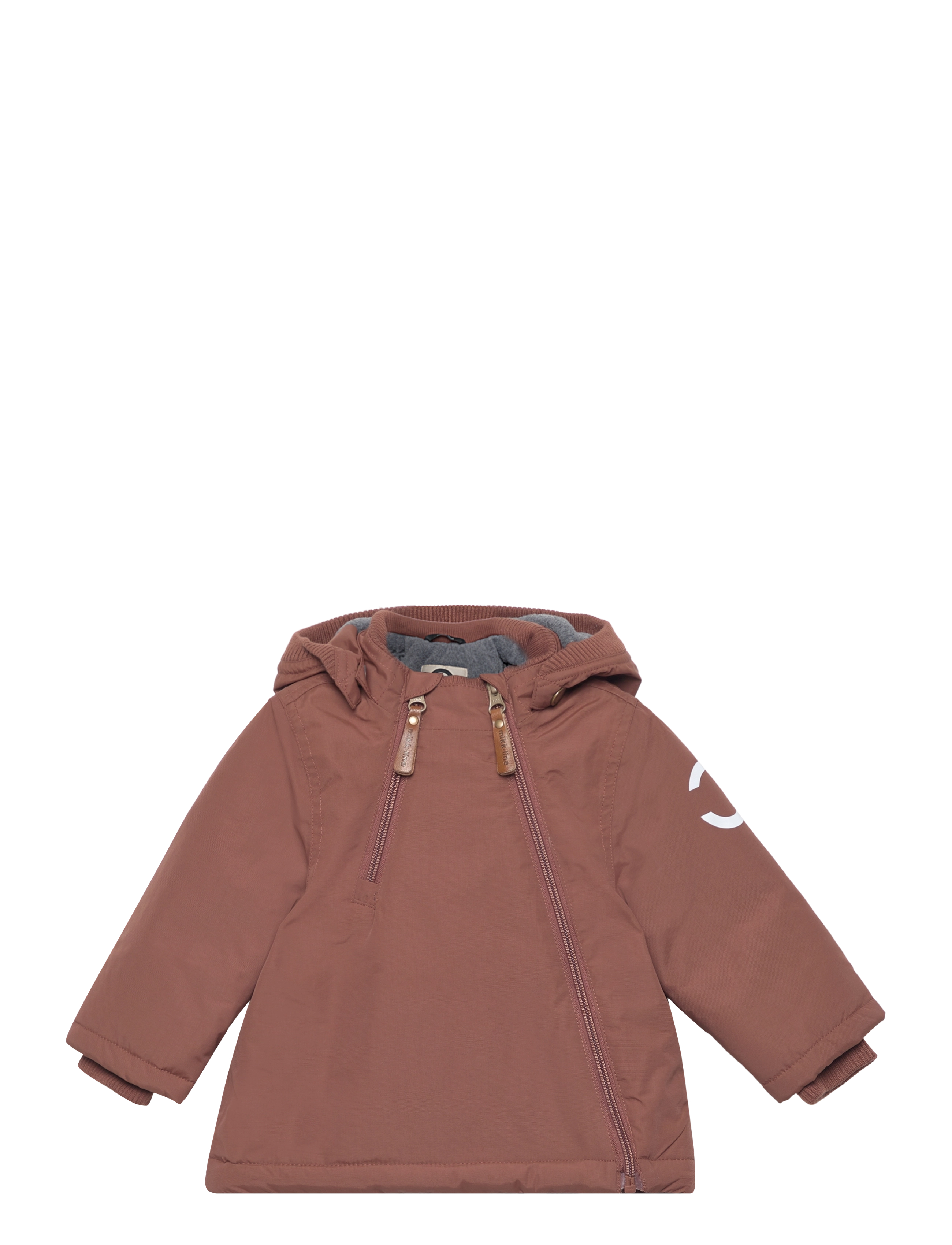 MIKK-LINE Nylon Baby Jacke - Solid Braun - 74 - Kinder