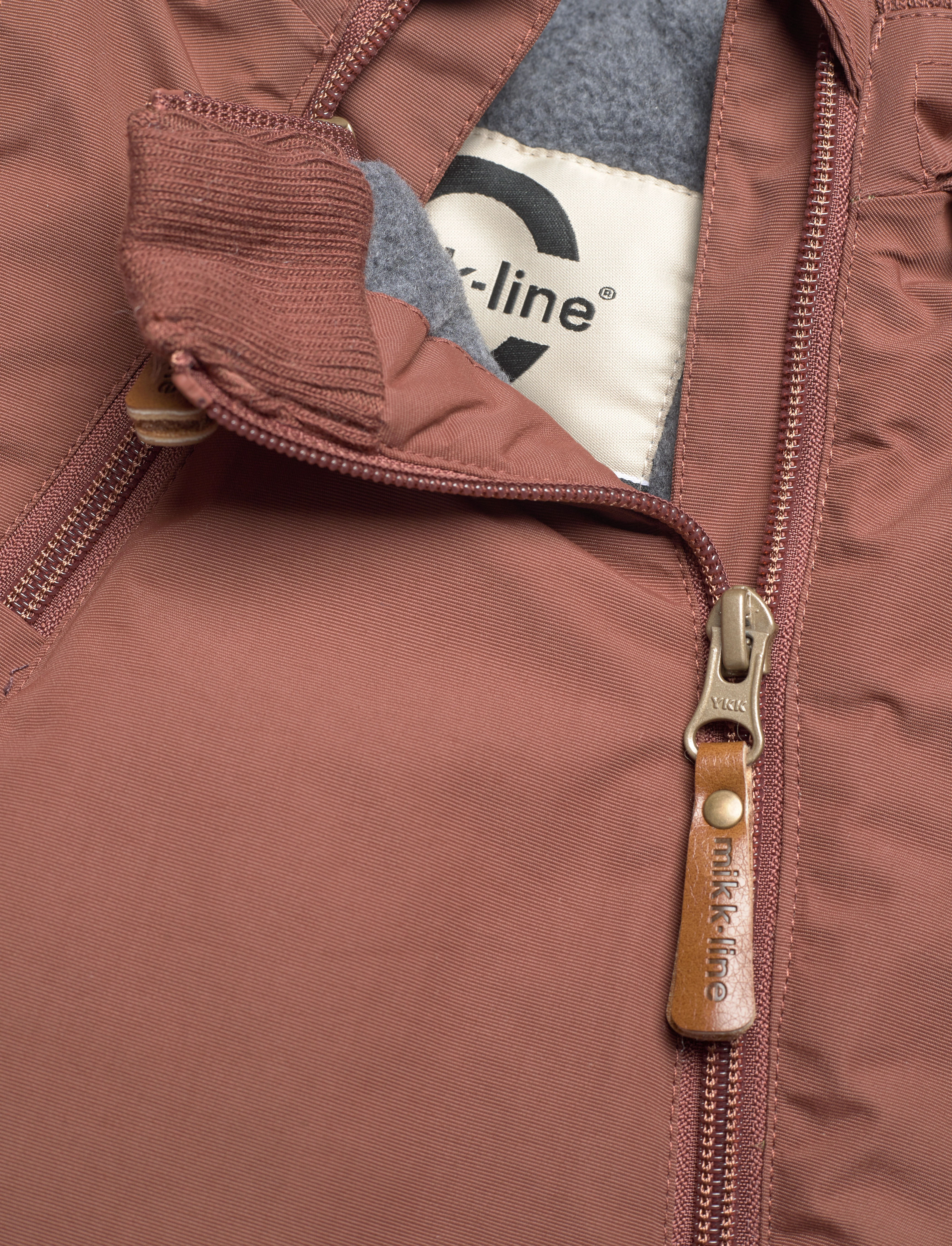 mikk-line - Nylon Baby Jacket - Solid - winterjacken - mink - 2