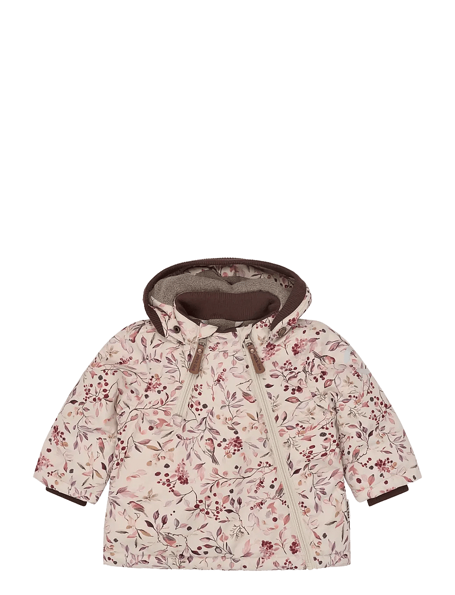 mikk-line - Polyester Baby Jacket - Aop - soojad ja polsterdatud - berries & birds aop - 0