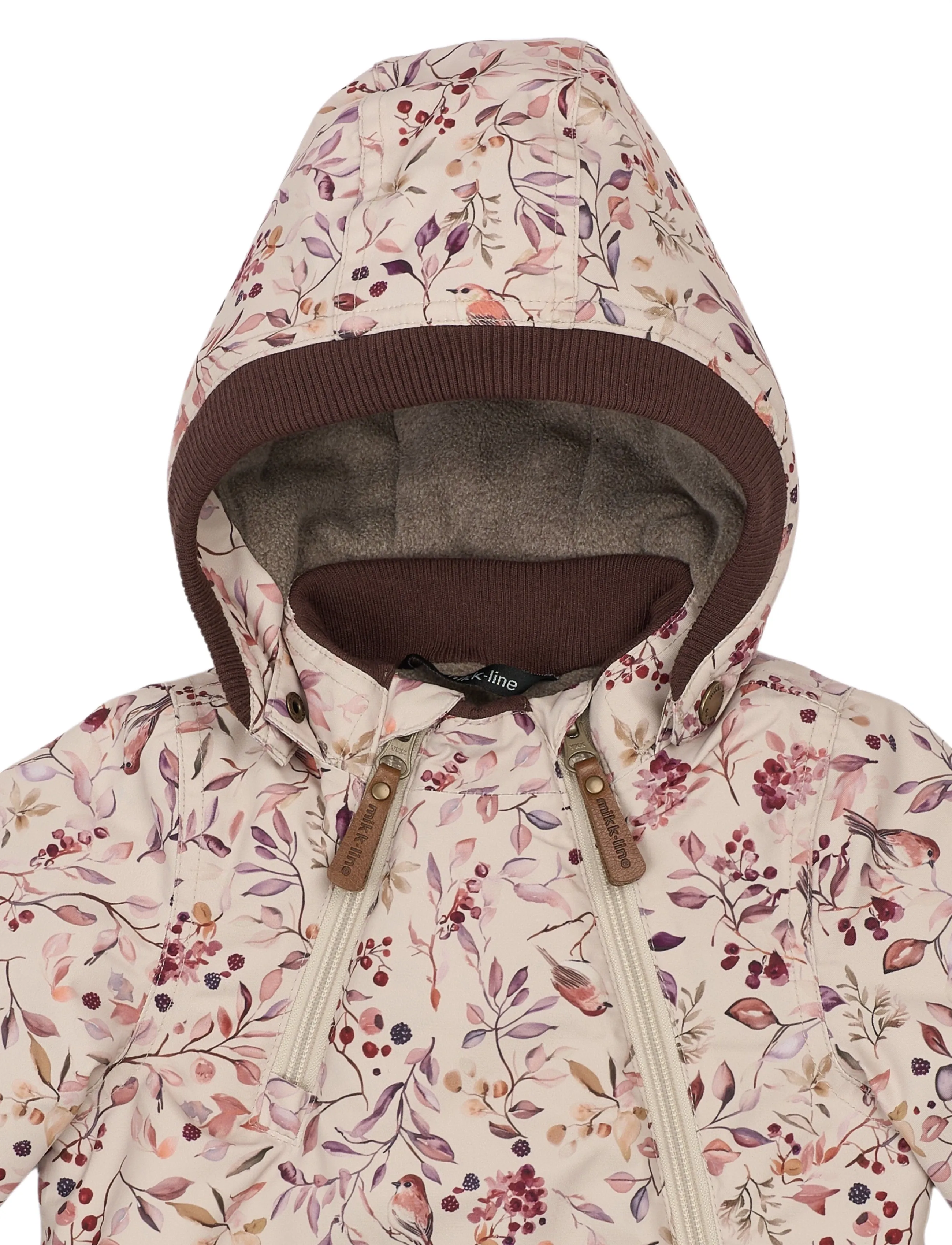 mikk-line - Polyester Baby Jacket - Aop - soojad ja polsterdatud - berries & birds aop - 3