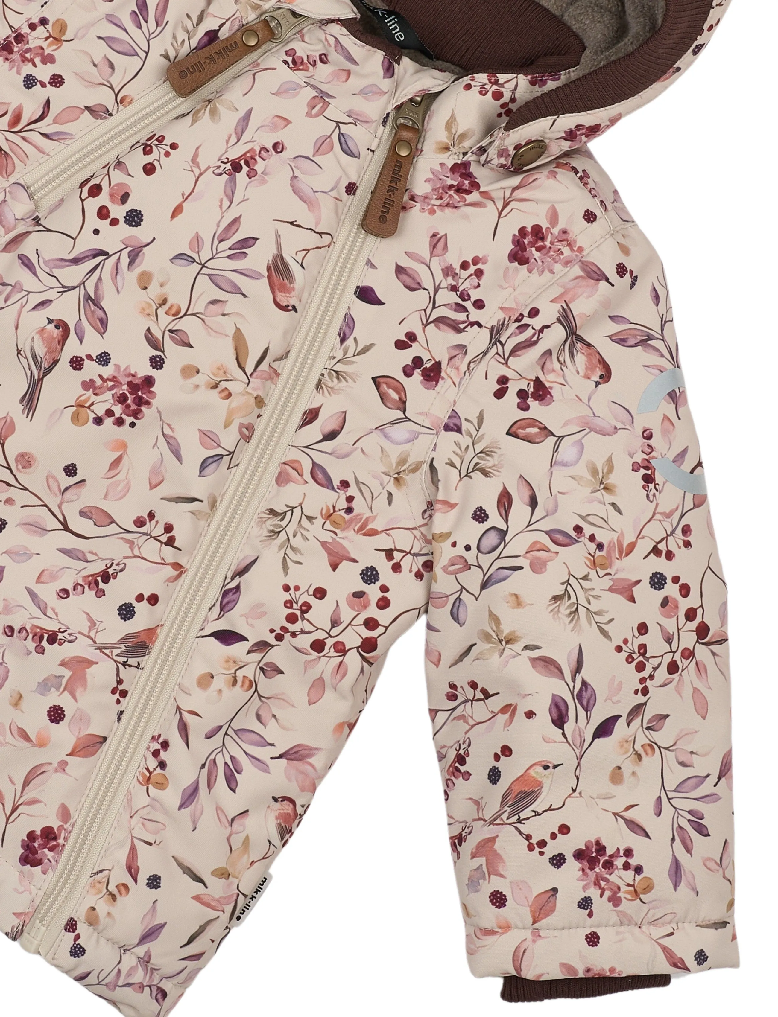 mikk-line - Polyester Baby Jacket - Aop - soojad ja polsterdatud - berries & birds aop - 4