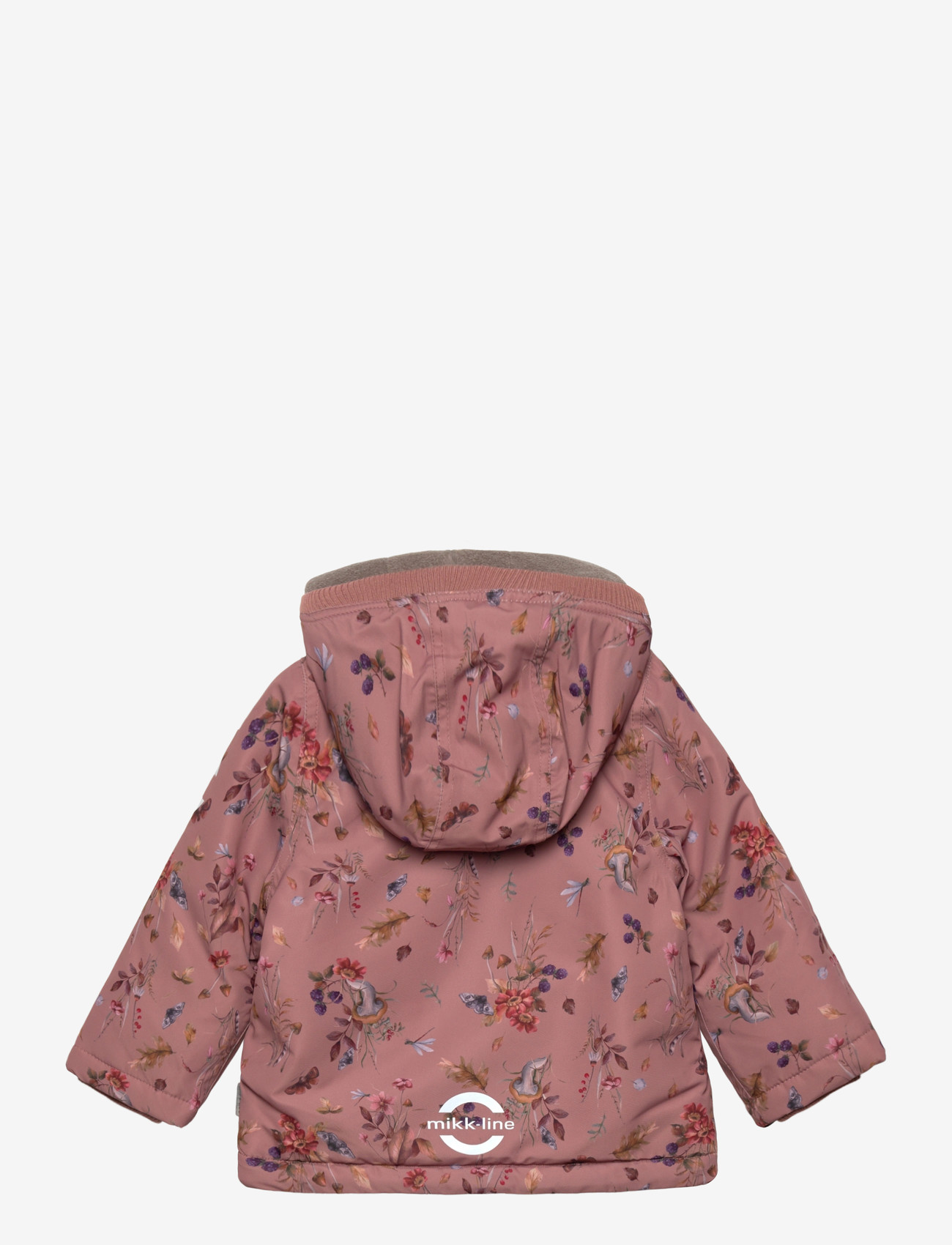 mikk-line - Polyester Baby Jacket - Aop - vinterjackor - burlwood - 1