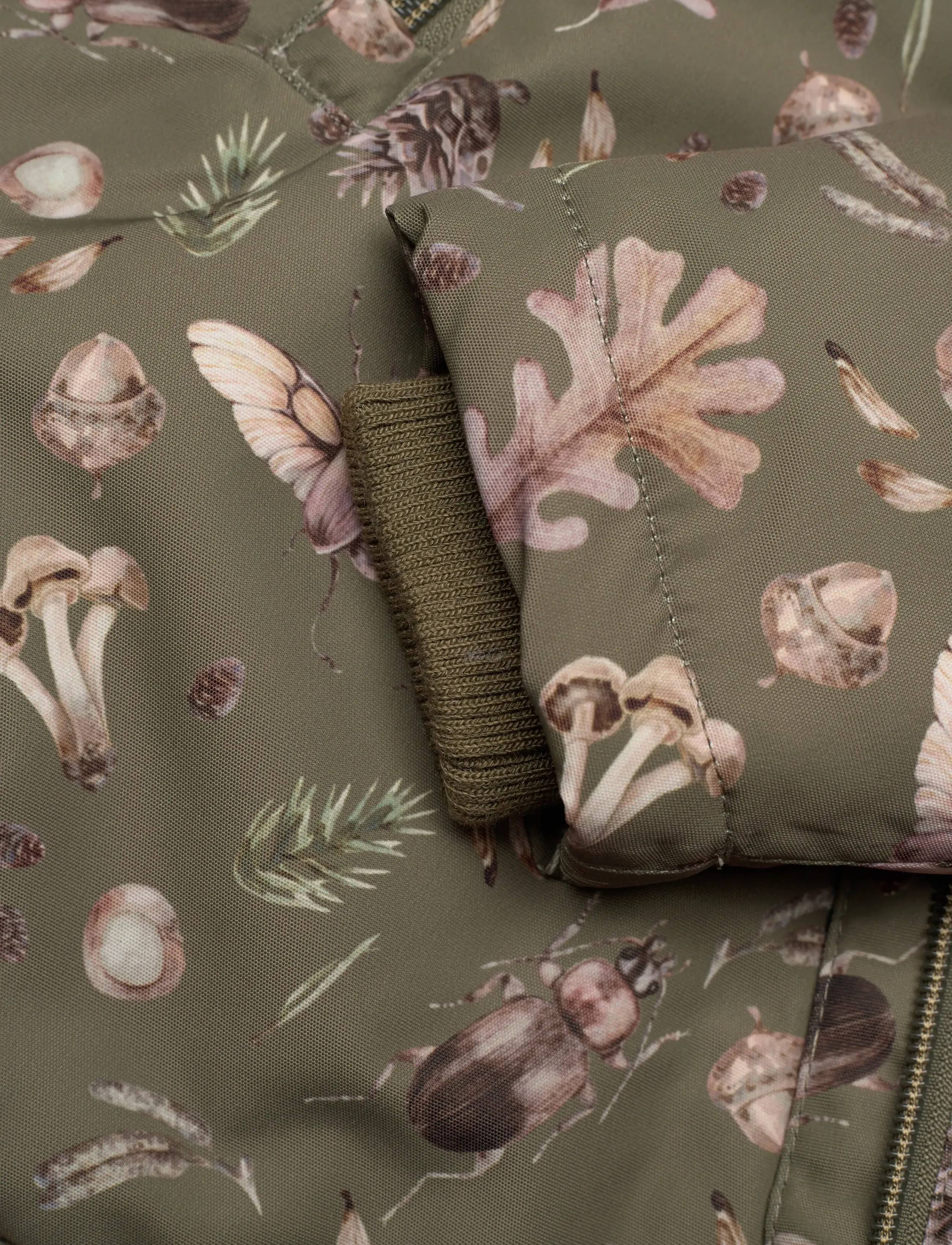 mikk-line - Polyester Baby Jacket - Aop - gewatteerde jassen - burnt olive - 4